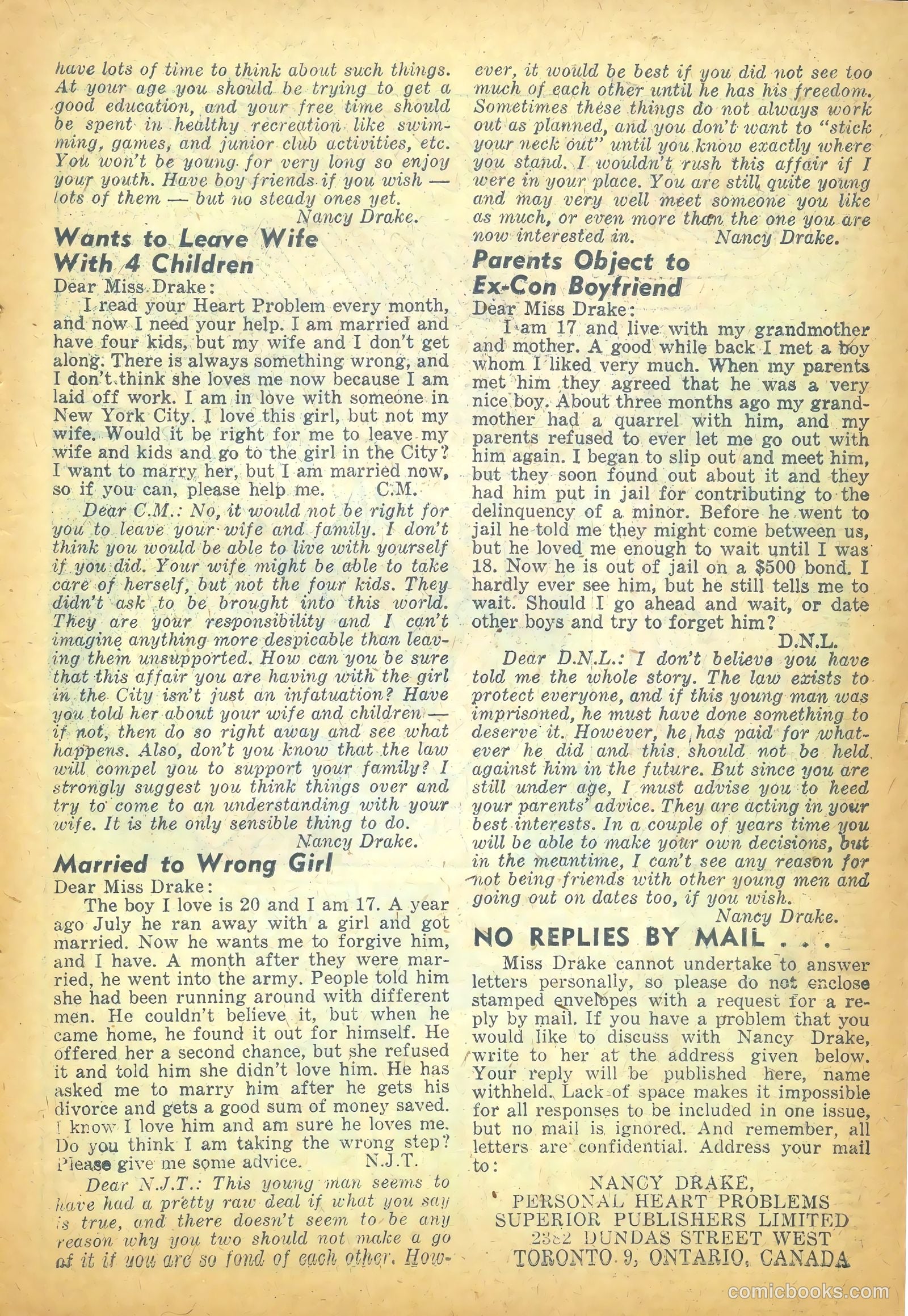 My Secret Marriage #10 (1954) — page 19 of 36
