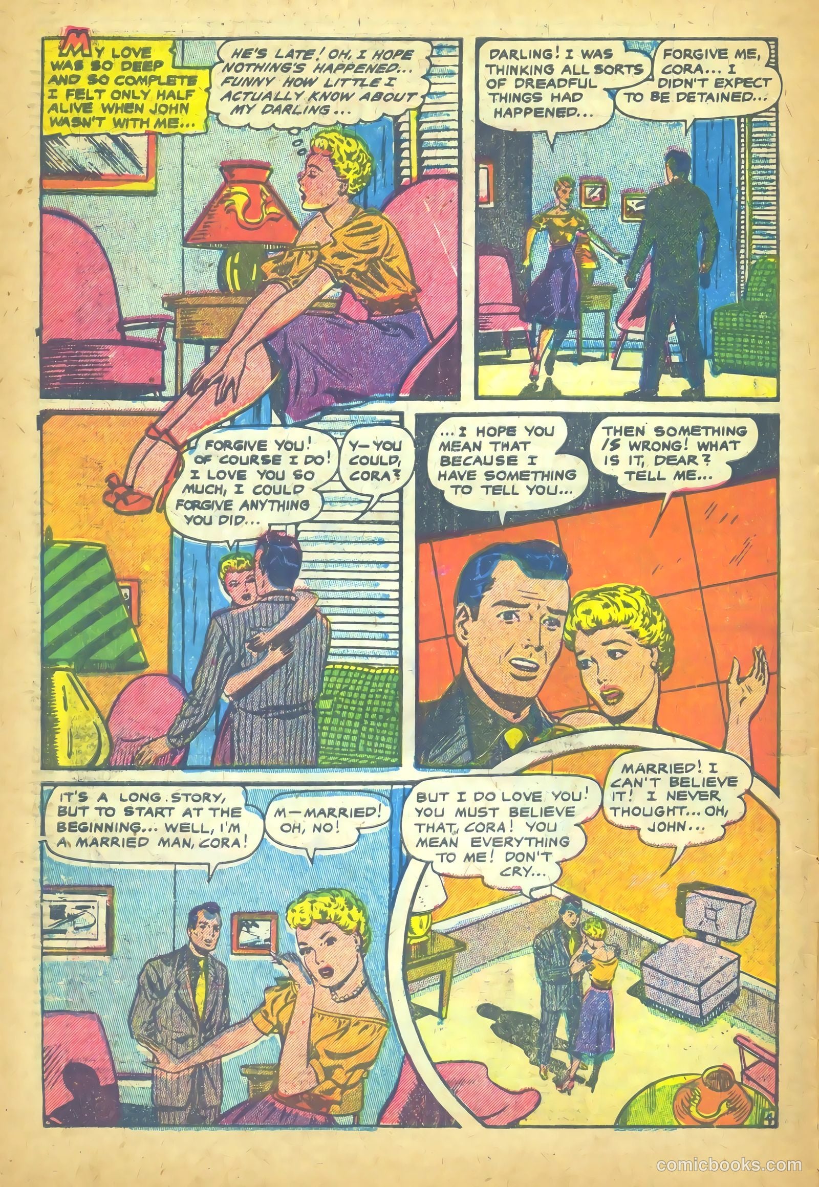 My Secret Marriage #10 (1954) — page 30 of 36