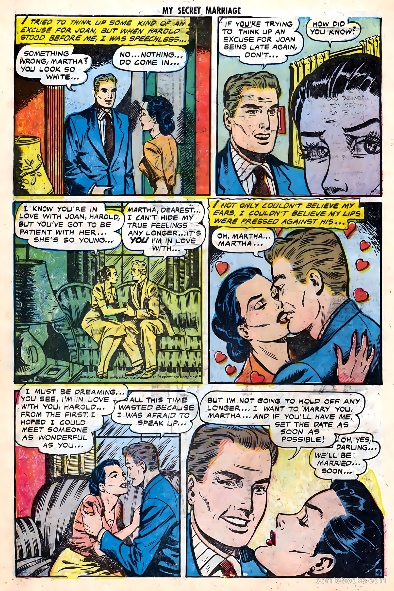 My Secret Marriage #4 (1953) — page 6 of 36