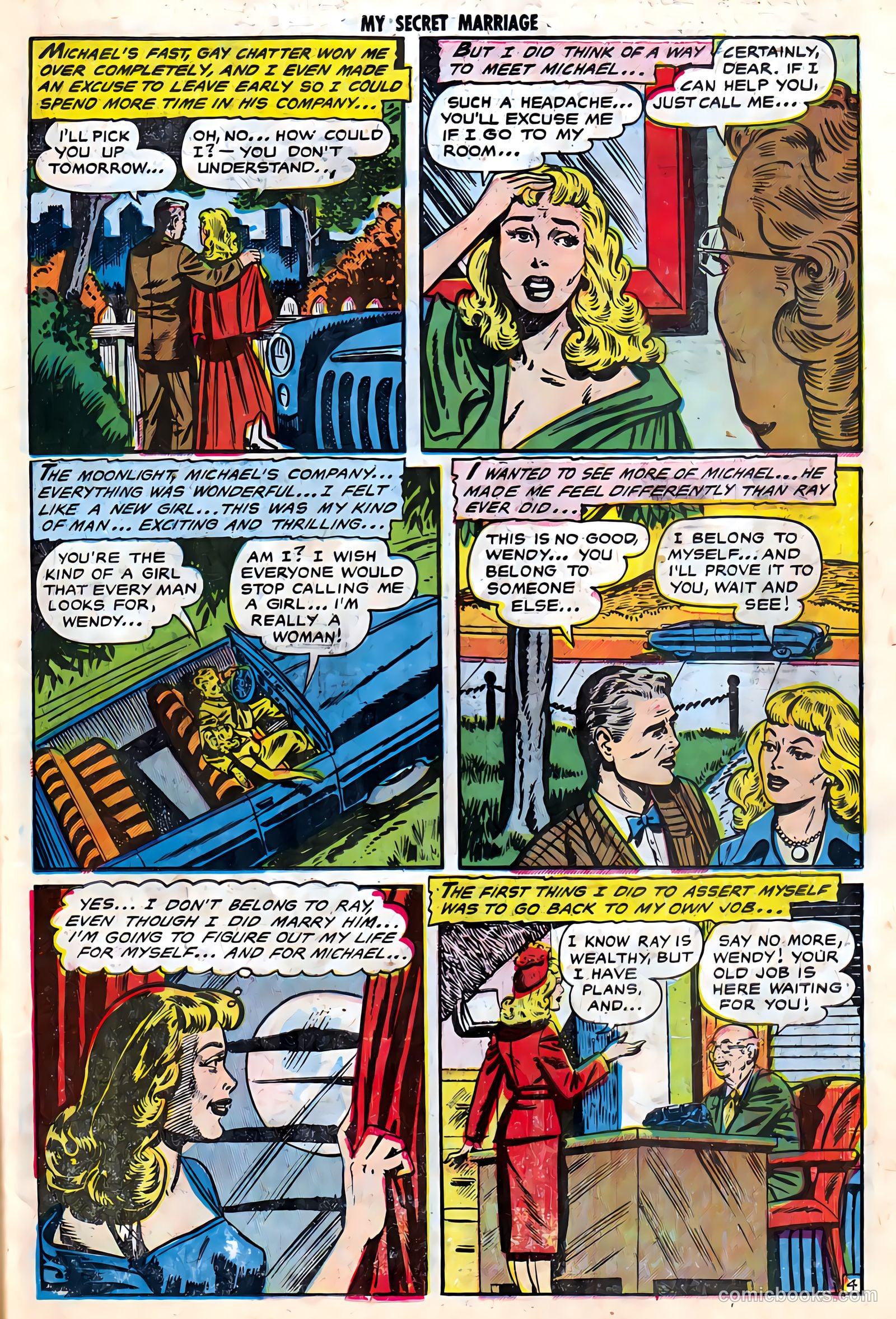 My Secret Marriage #4 (1953) — page 23 of 36