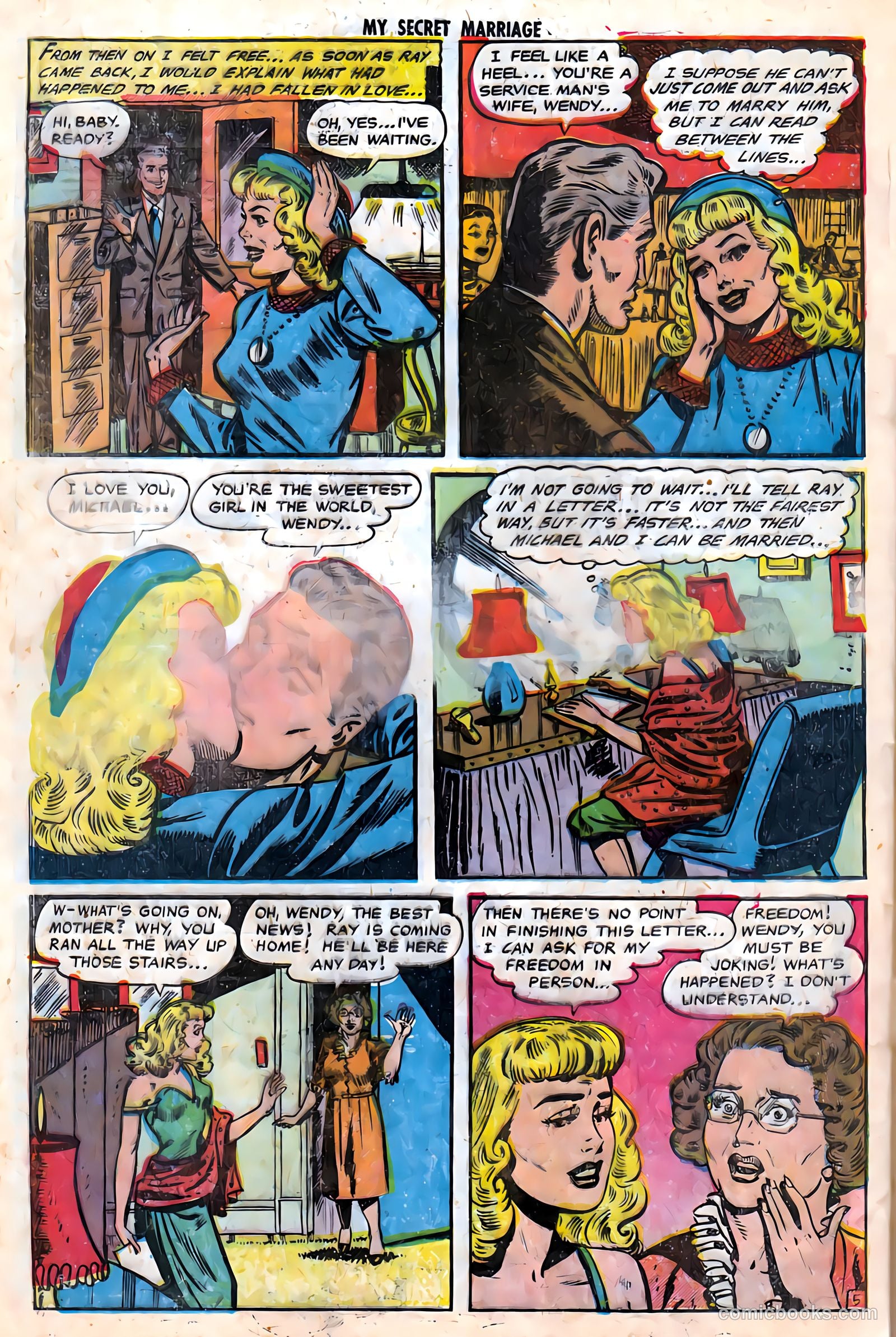 My Secret Marriage #4 (1953) — page 24 of 36