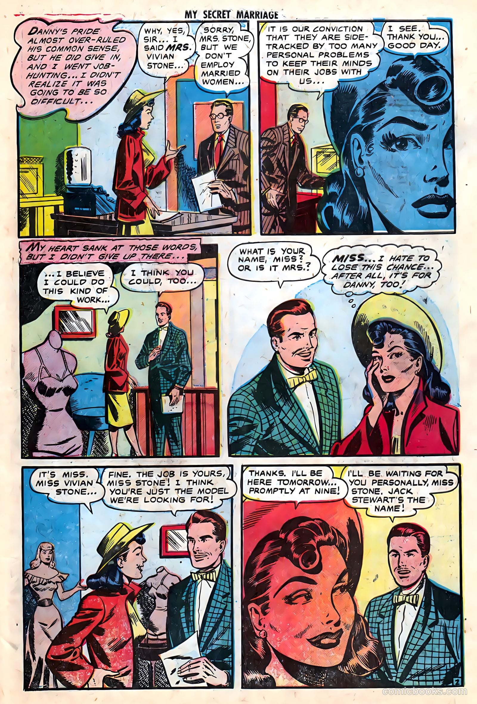 My Secret Marriage #4 (1953) — page 27 of 36