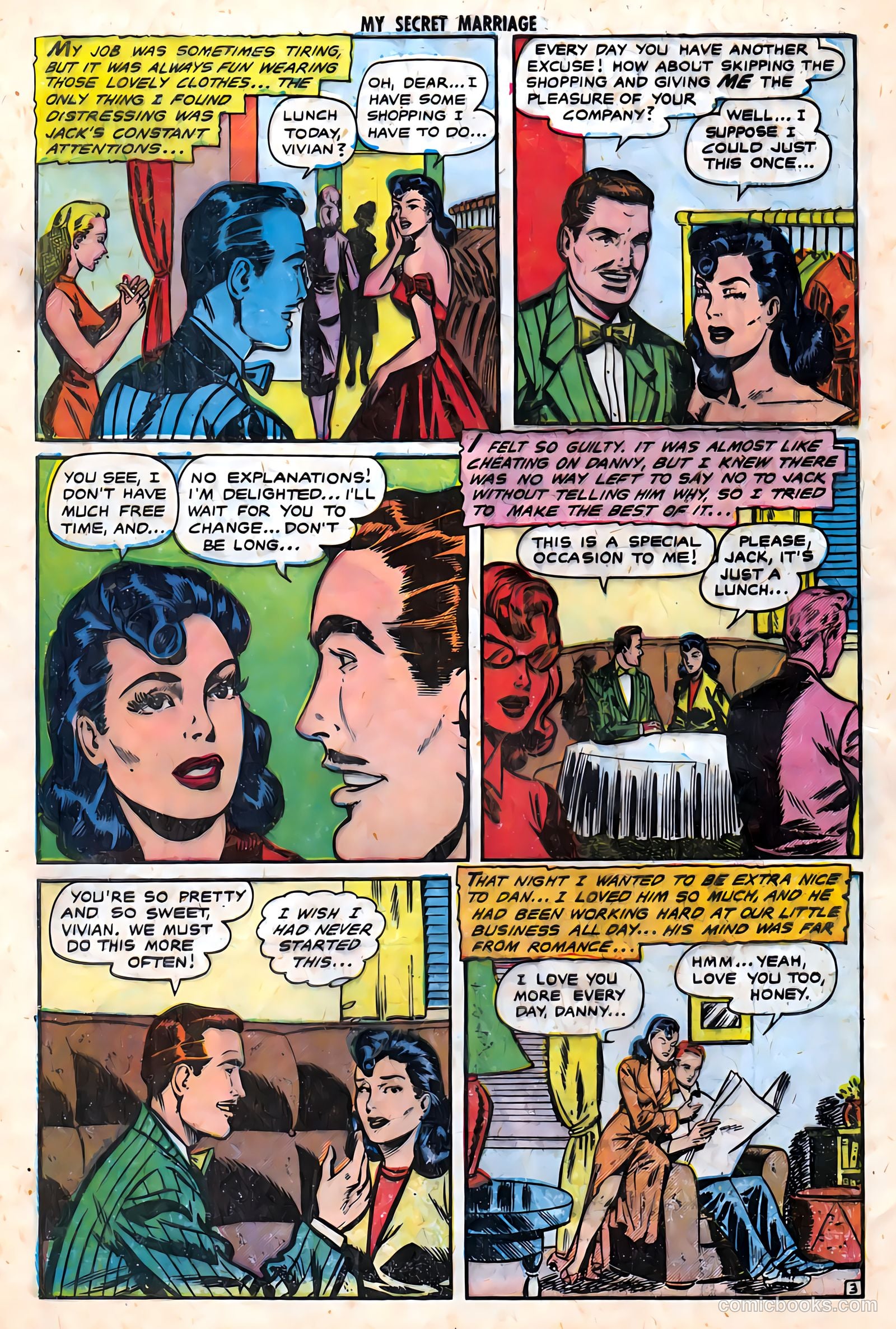 My Secret Marriage #4 (1953) — page 28 of 36