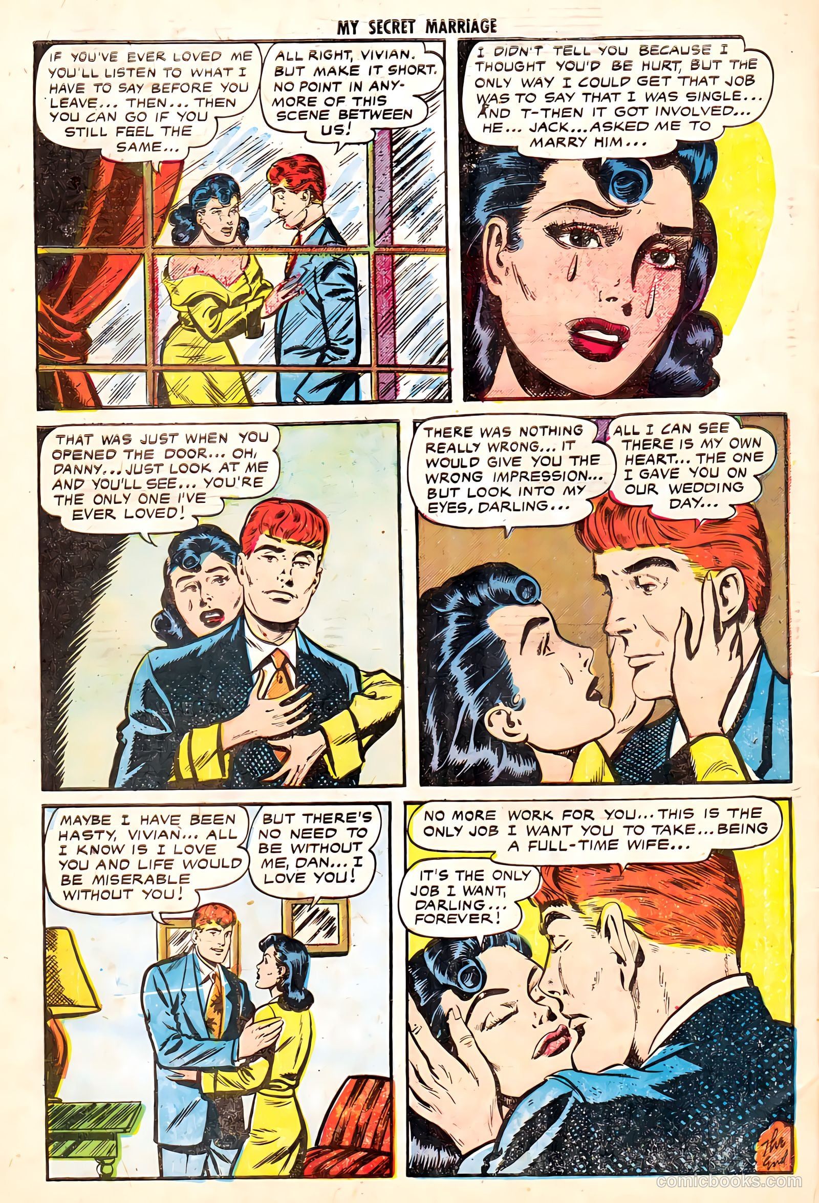 My Secret Marriage #4 (1953) — page 34 of 36