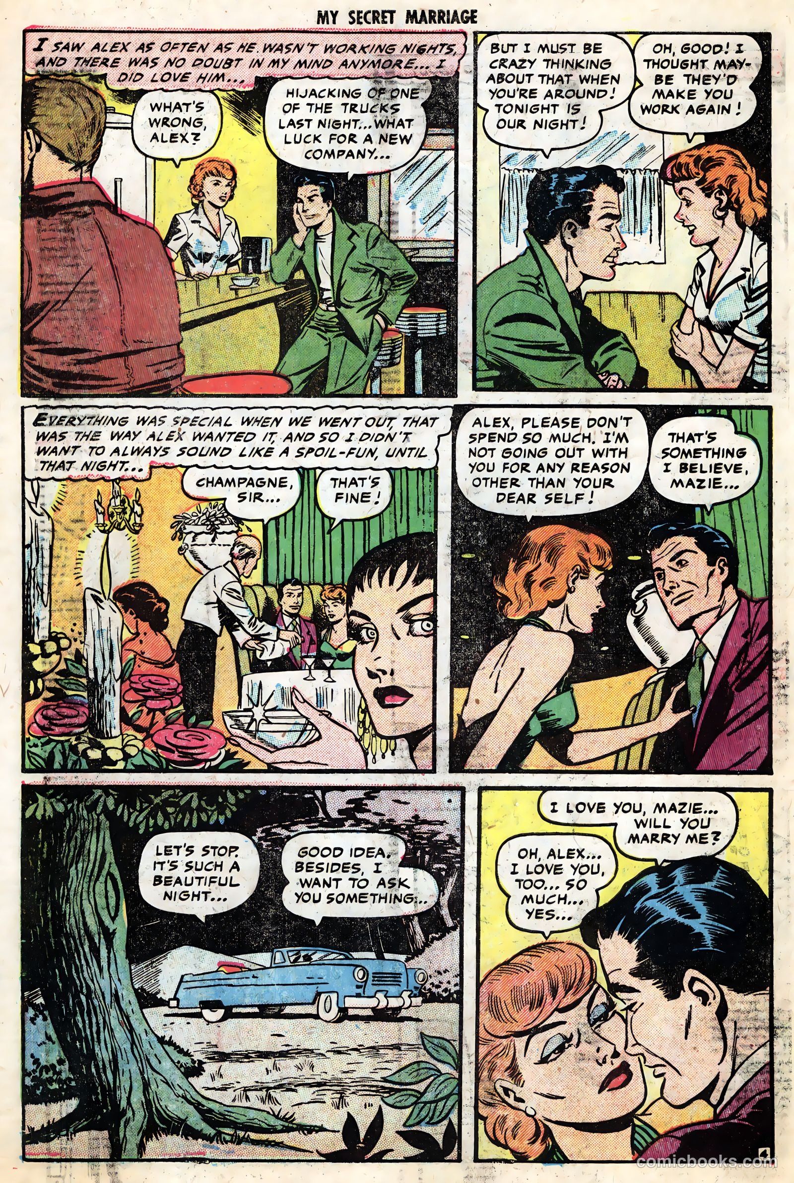 My Secret Marriage #8 (1954) — page 6 of 37