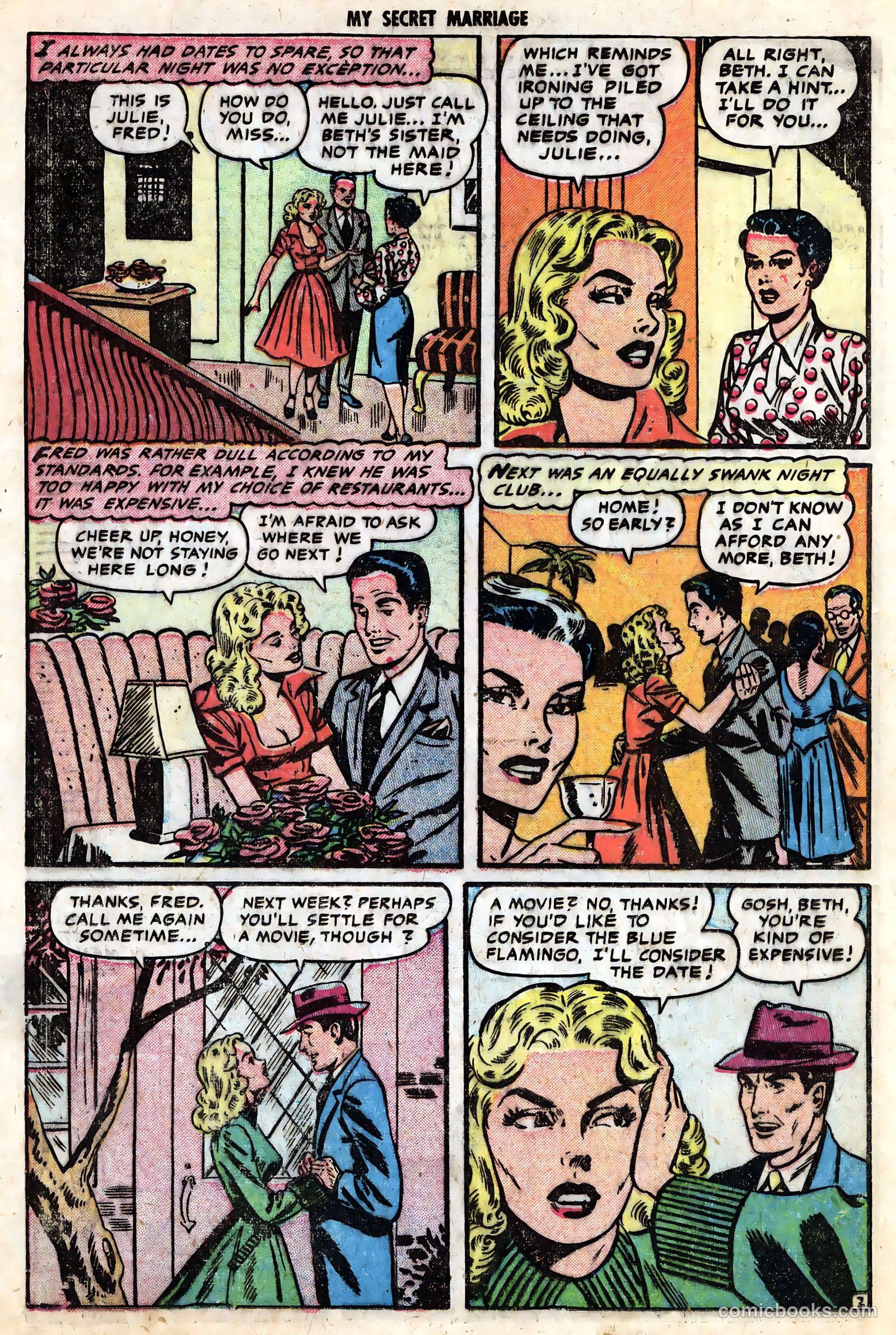 My Secret Marriage #8 (1954) — page 12 of 37