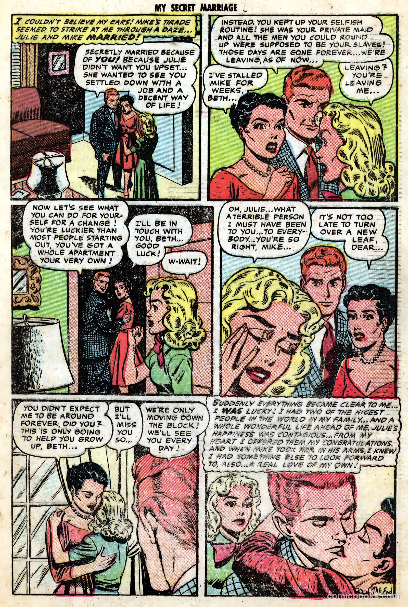 My Secret Marriage #8 (1954) — page 17 of 37