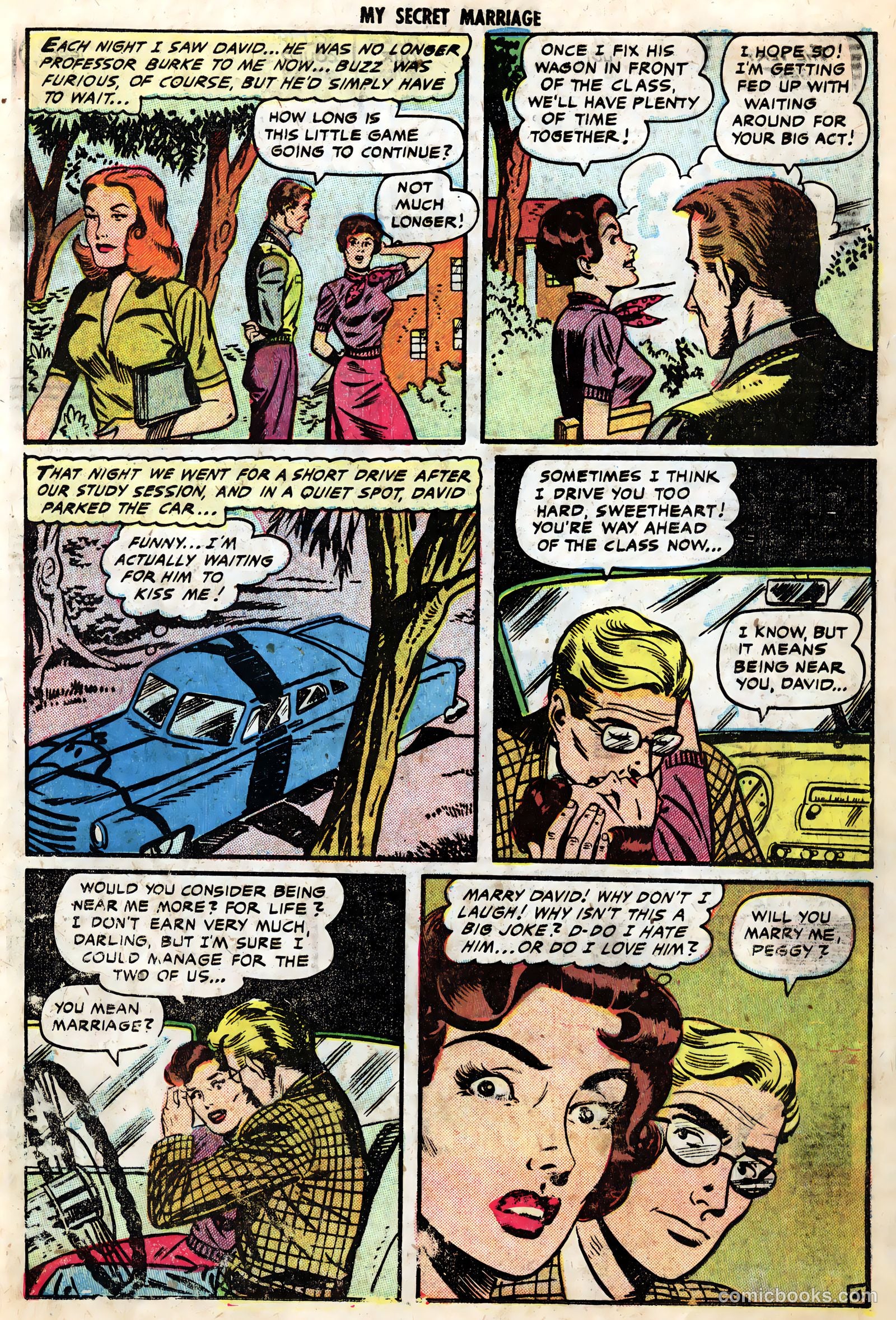 My Secret Marriage #8 (1954) — page 23 of 37