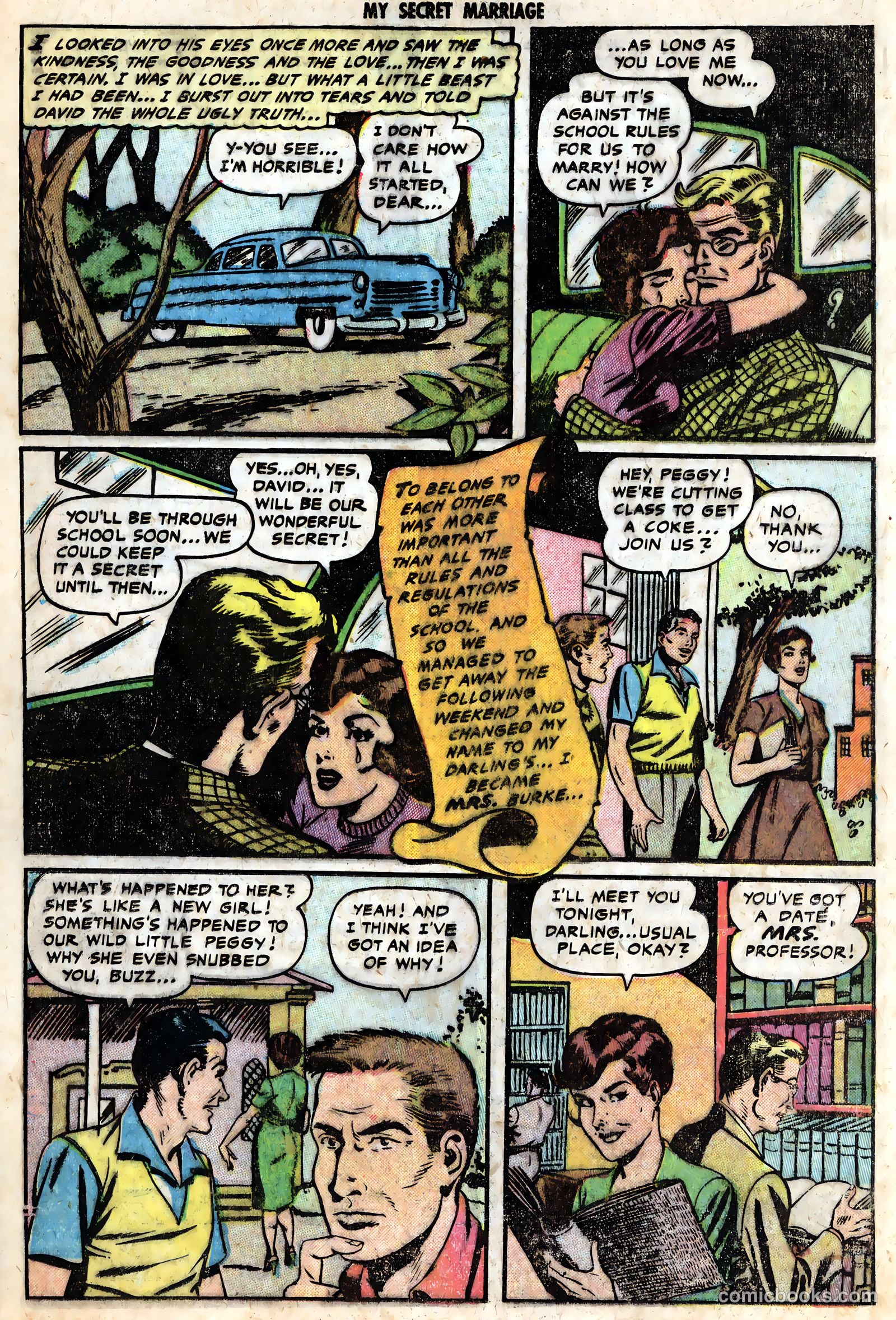 My Secret Marriage #8 (1954) — page 24 of 37