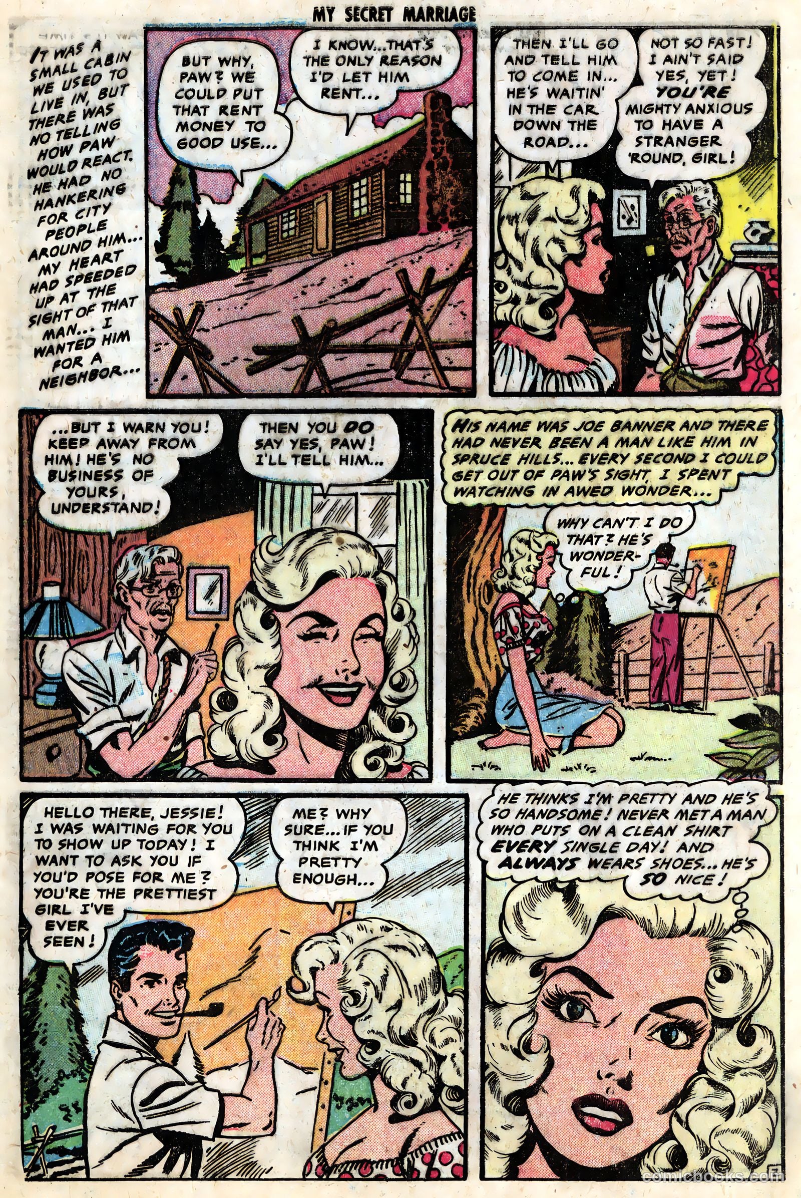 My Secret Marriage #8 (1954) — page 28 of 37
