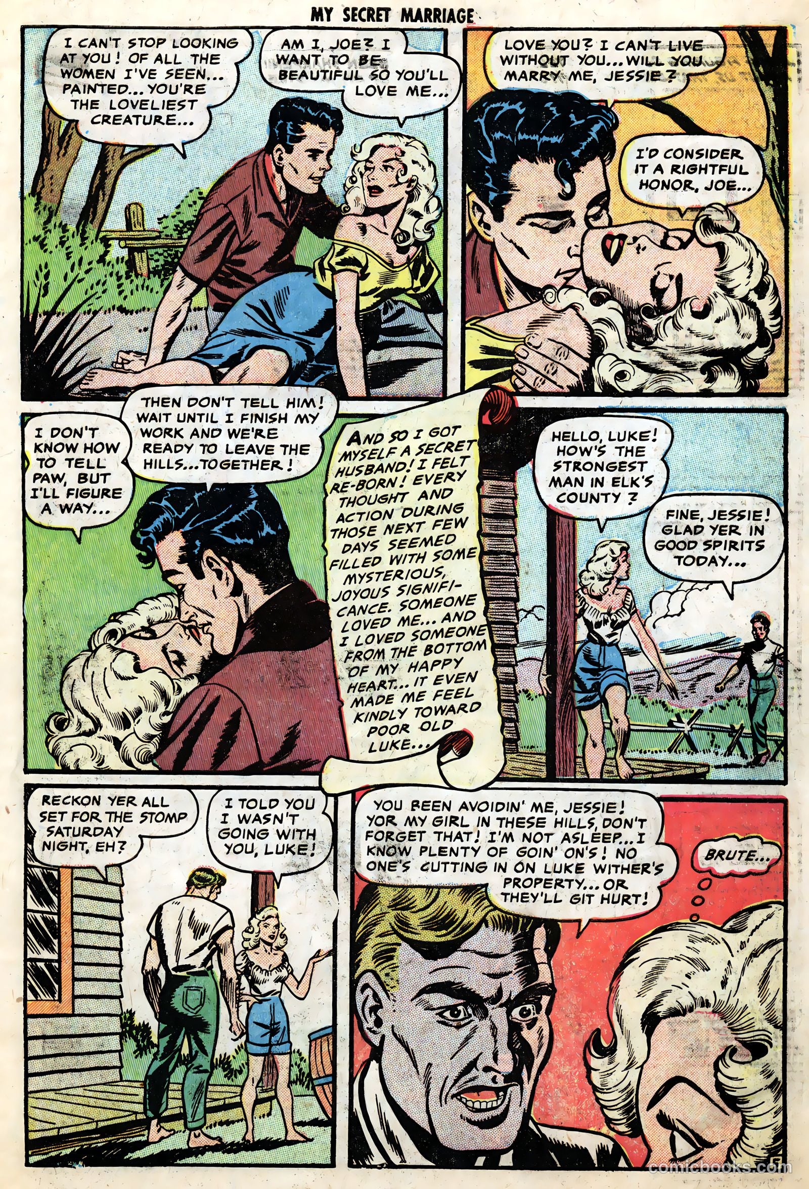 My Secret Marriage #8 (1954) — page 31 of 37