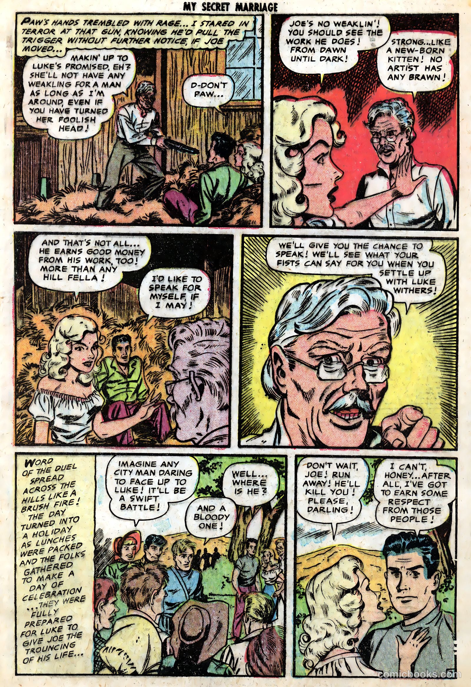 My Secret Marriage #8 (1954) — page 33 of 37