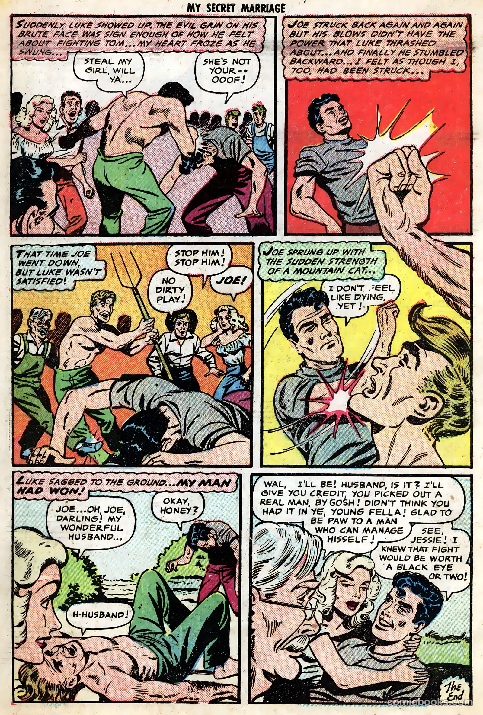 My Secret Marriage #8 (1954) — page 34 of 37