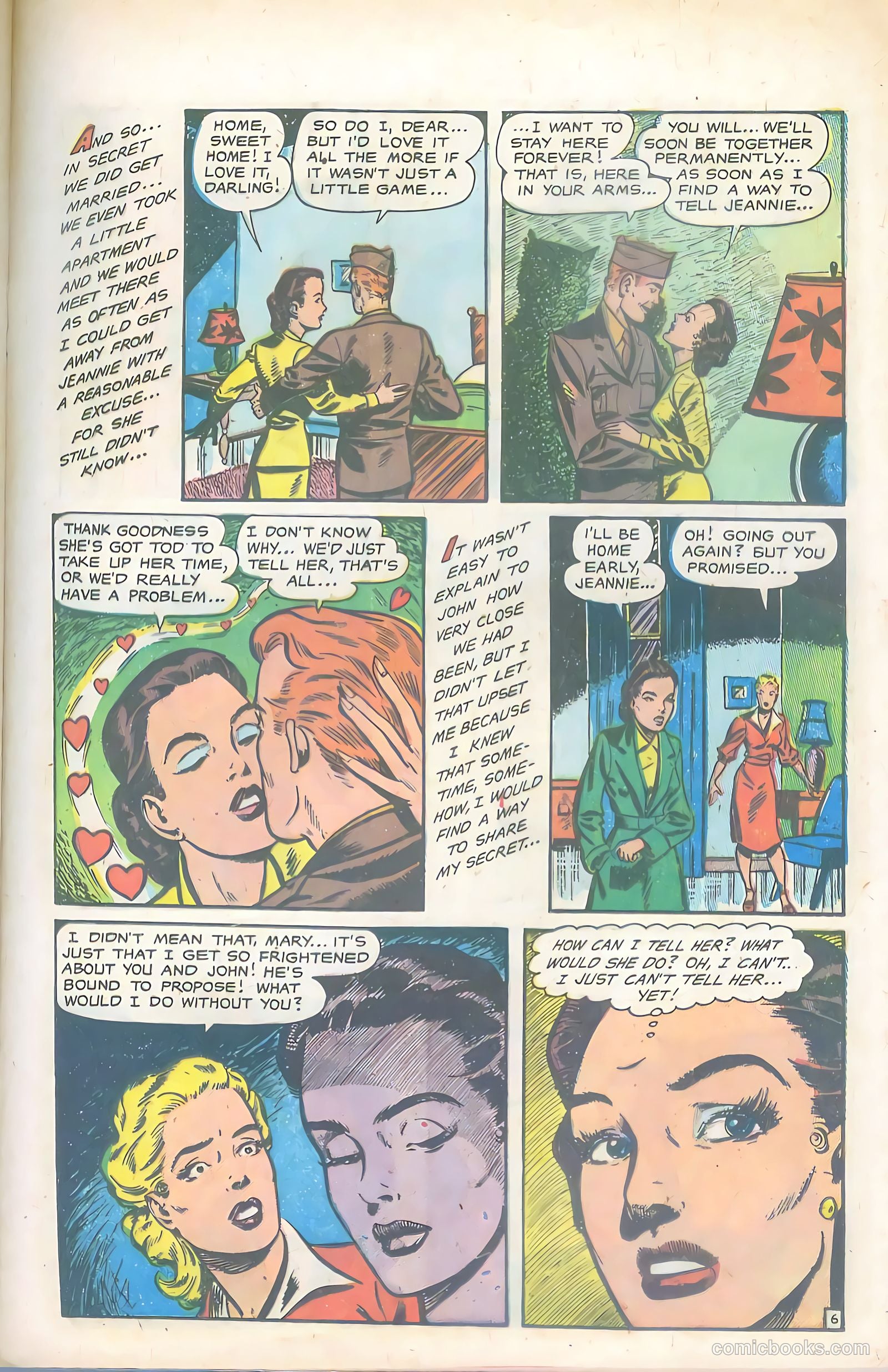 My Secret Marriage #9 (1958) — page 25 of 36