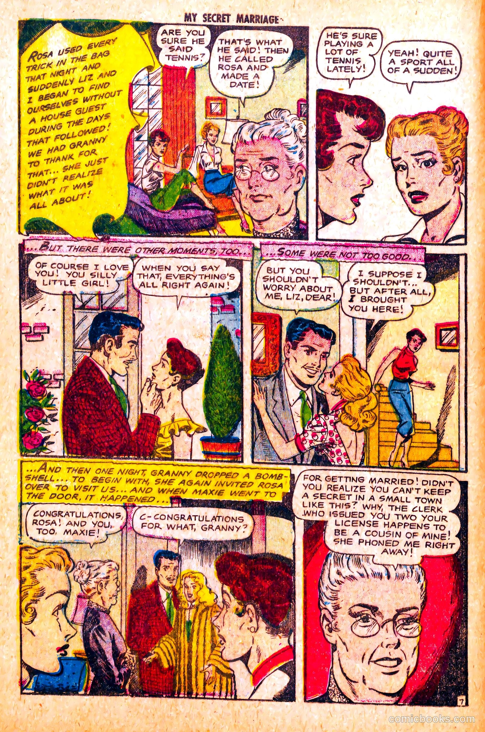 My Secret Marriage #9 (1954) — page 16 of 36