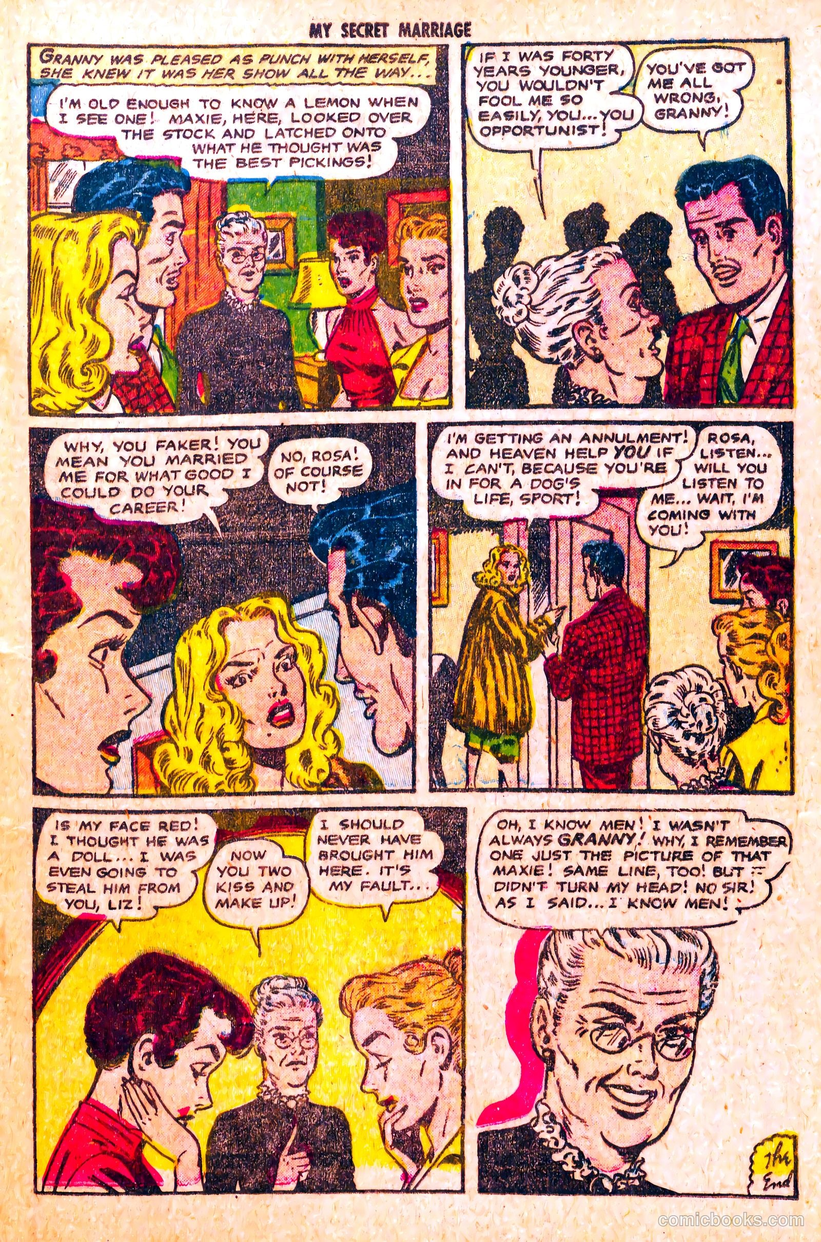 My Secret Marriage #9 (1954) — page 17 of 36