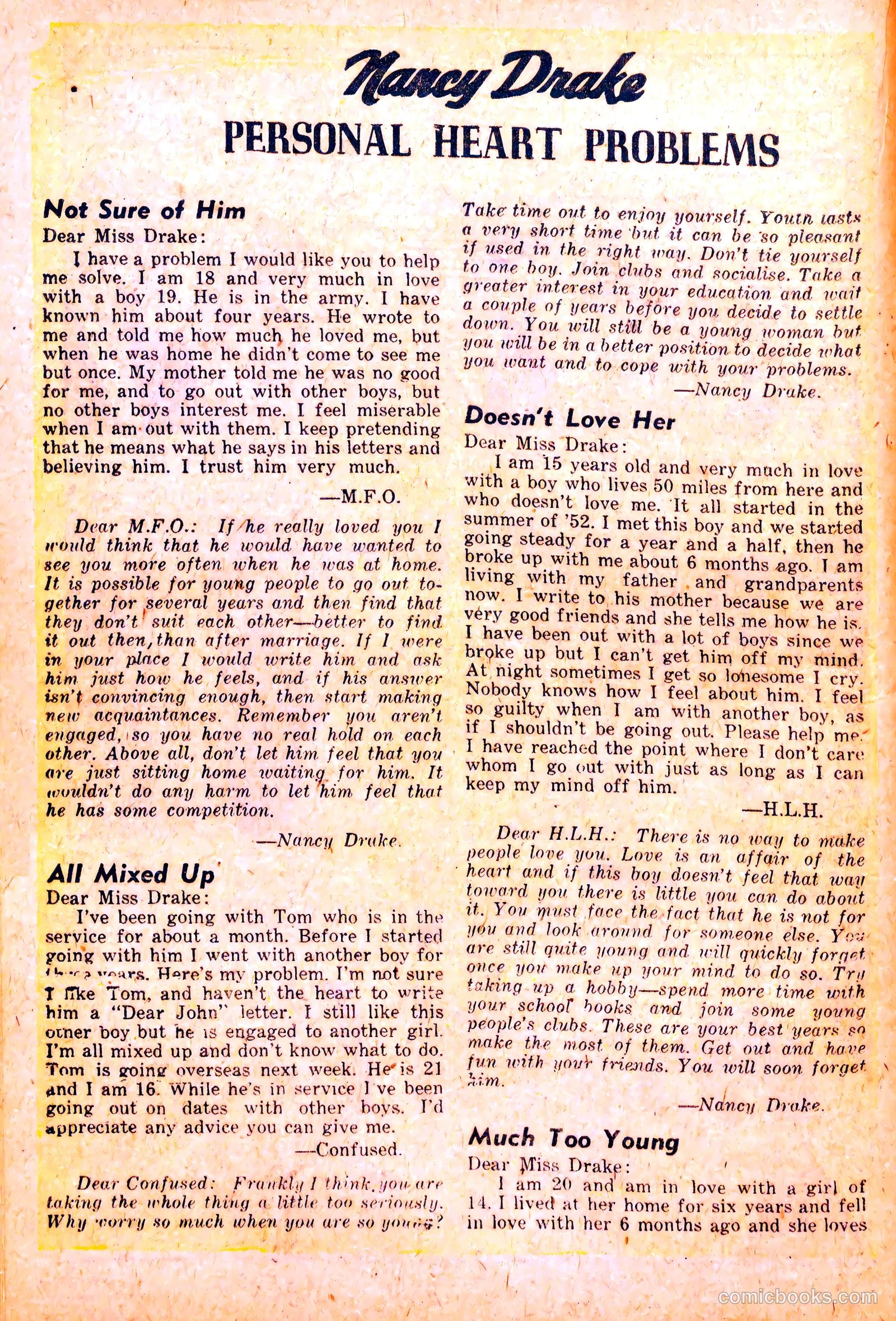 My Secret Marriage #9 (1954) — page 18 of 36