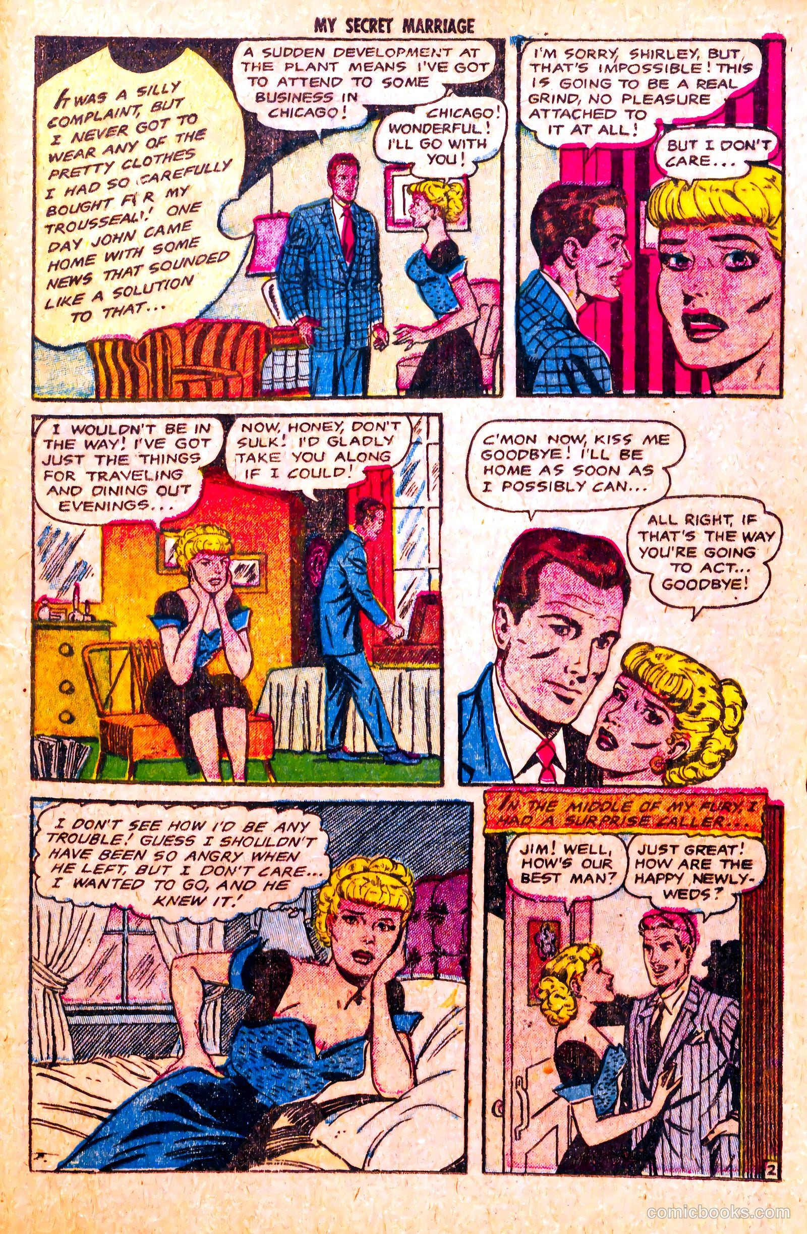 My Secret Marriage #9 (1954) — page 21 of 36