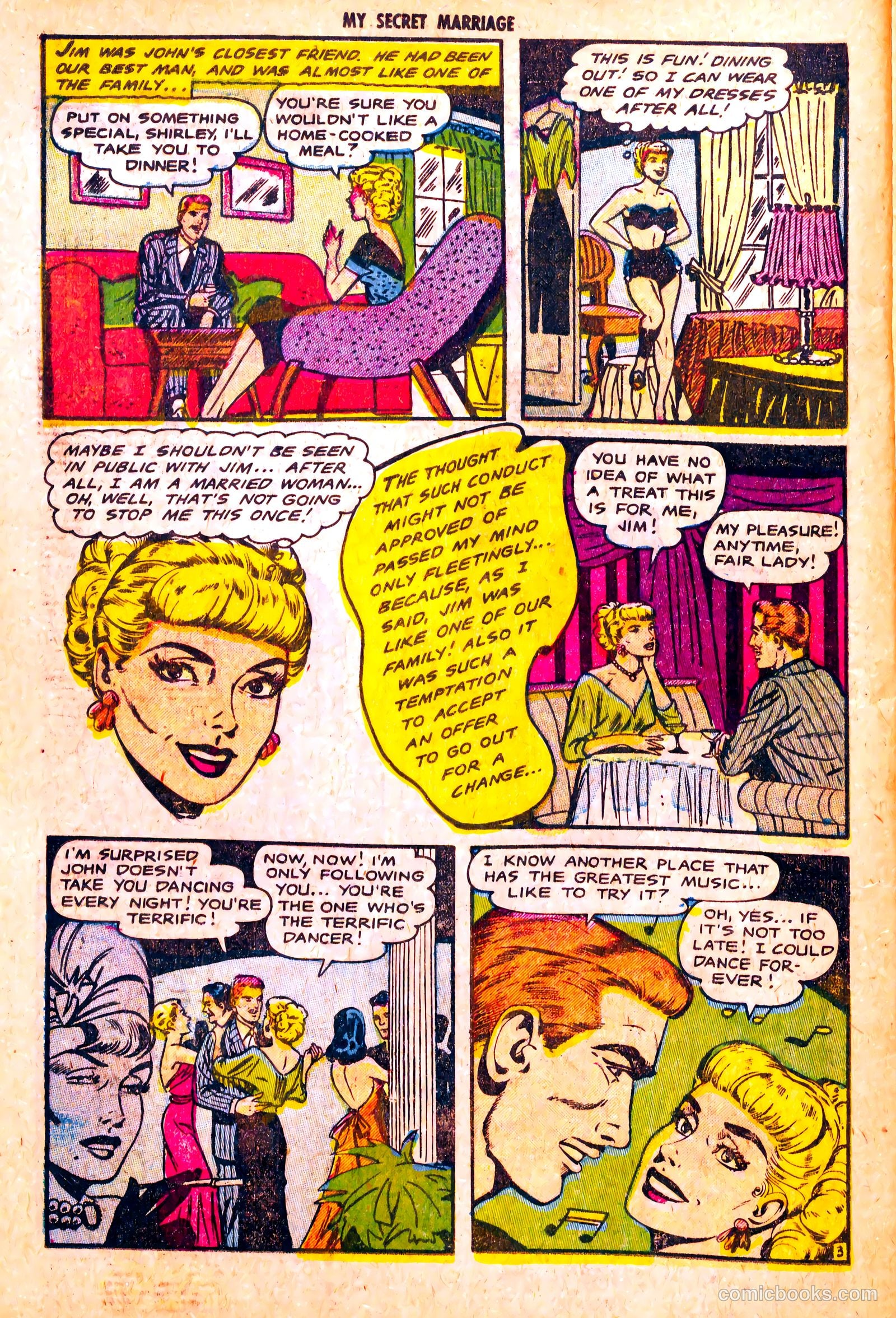 My Secret Marriage #9 (1954) — page 22 of 36