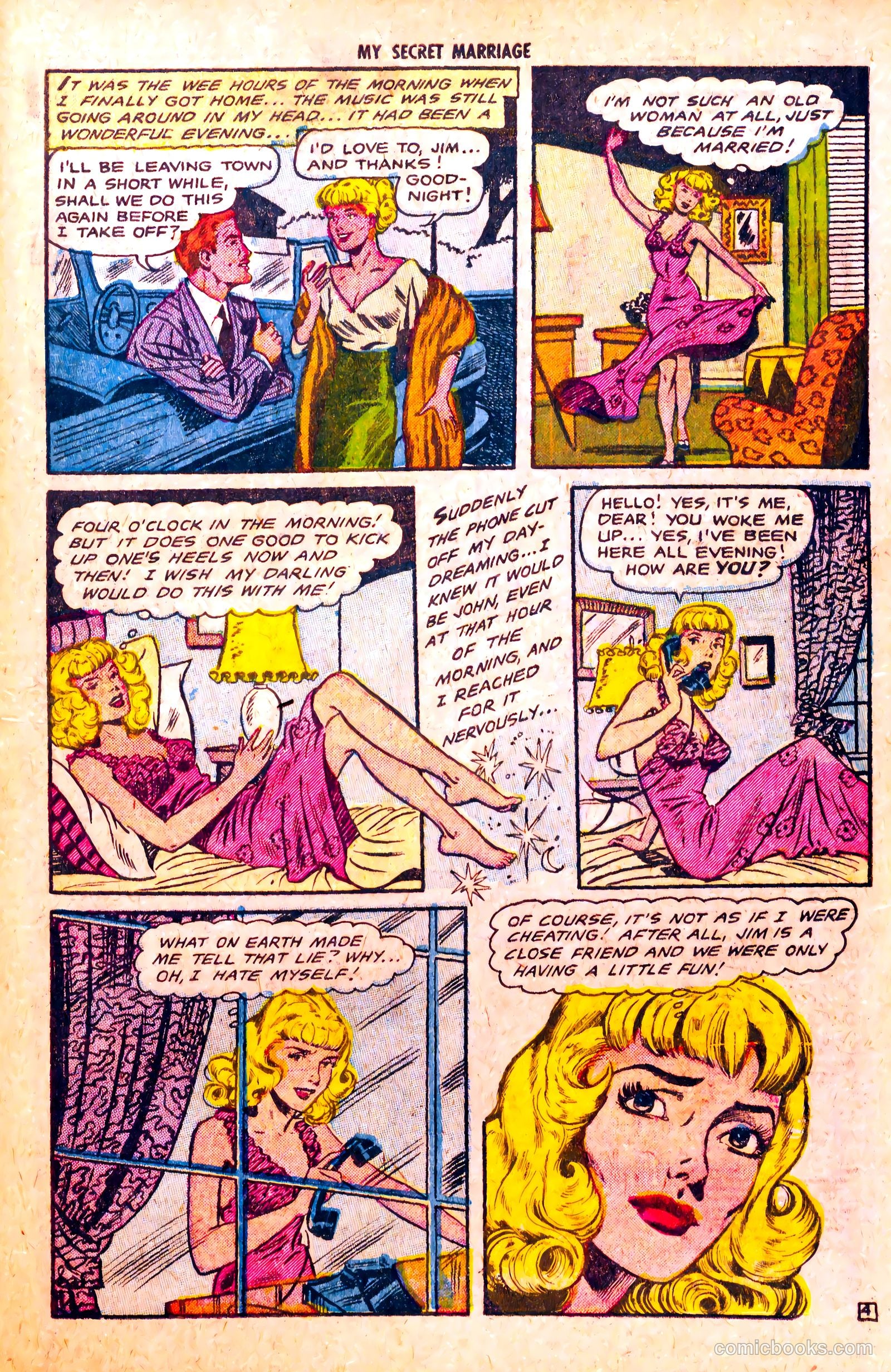My Secret Marriage #9 (1954) — page 23 of 36