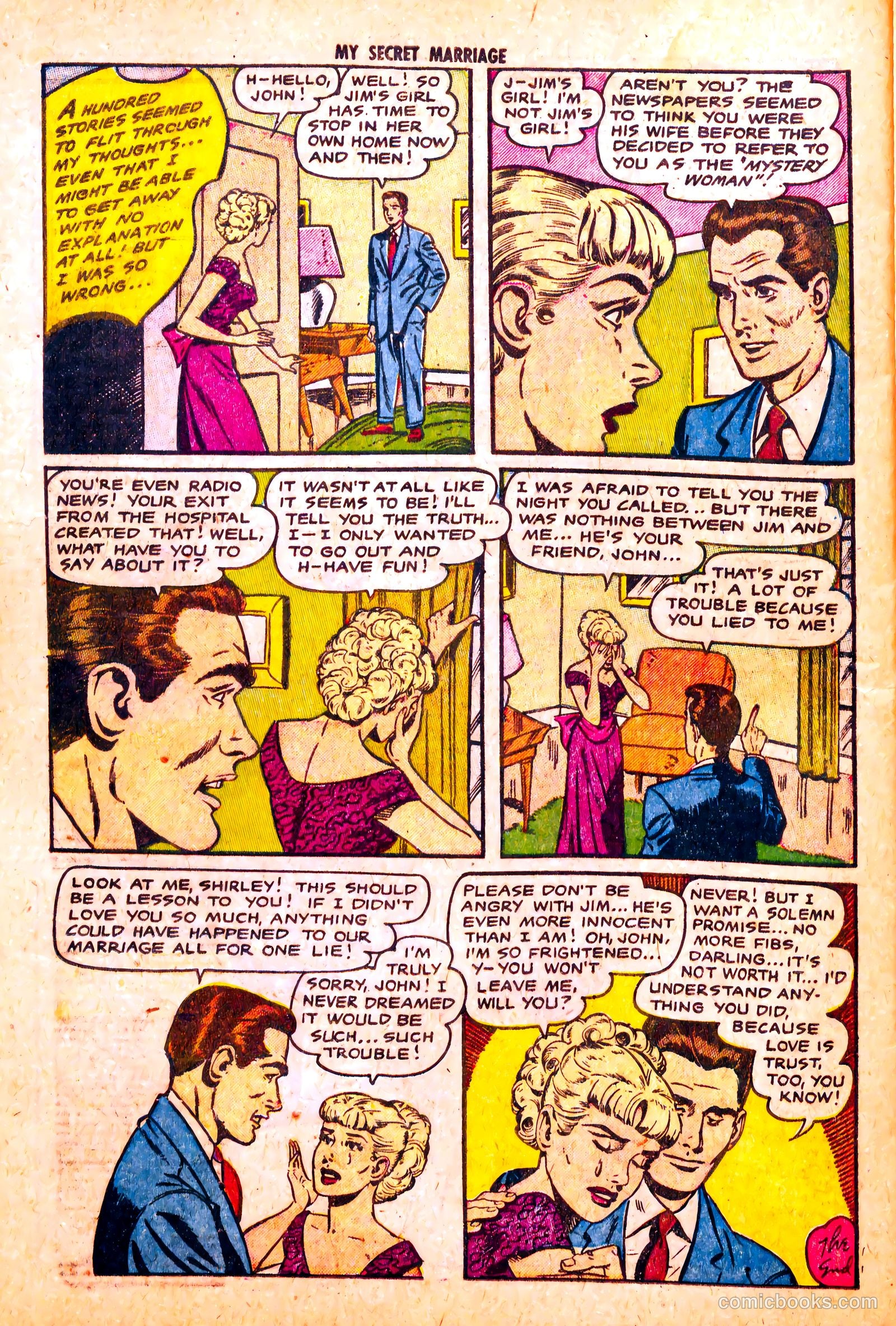 My Secret Marriage #9 (1954) — page 26 of 36