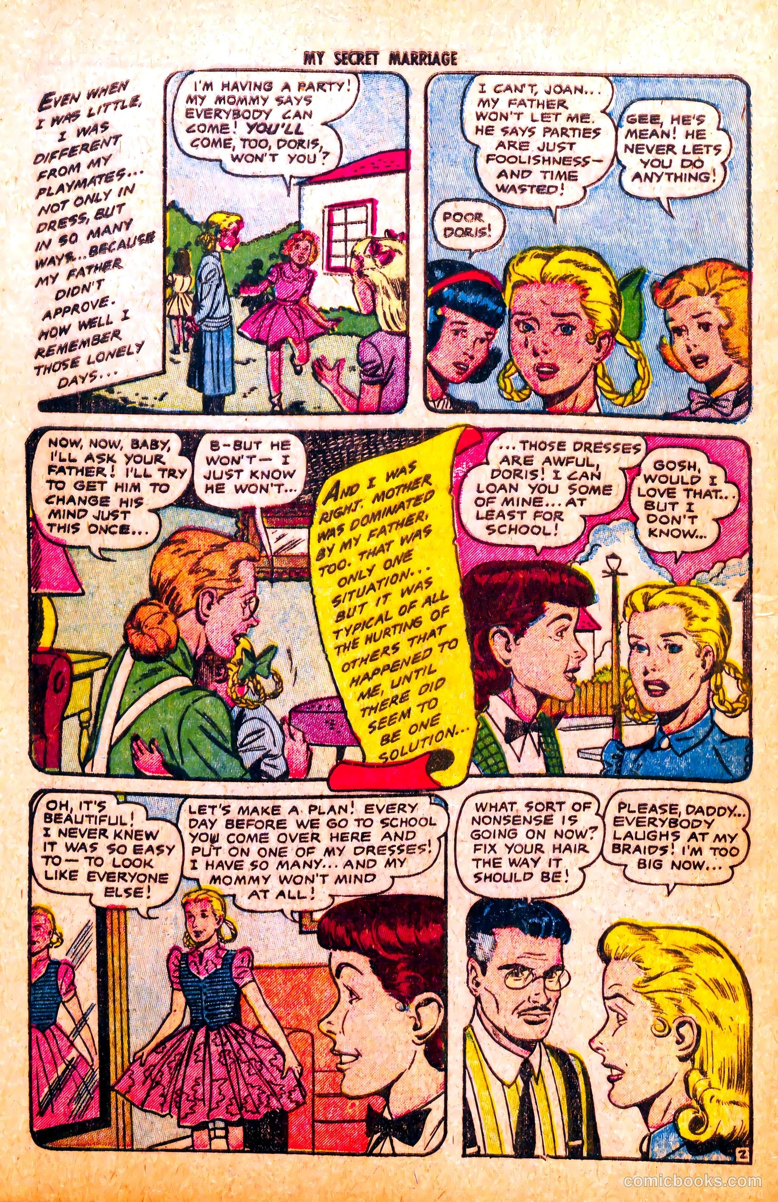 My Secret Marriage #9 (1954) — page 28 of 36