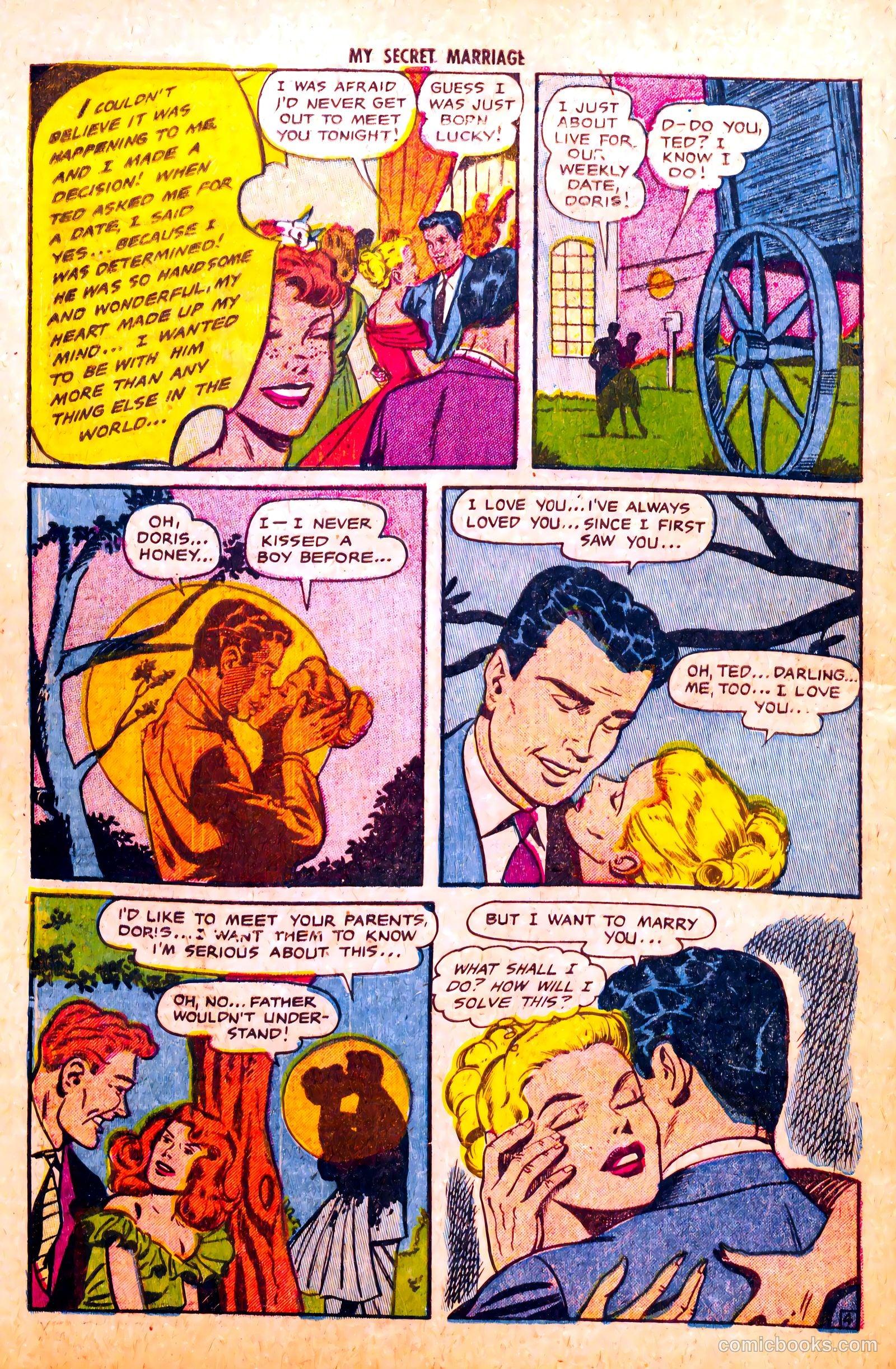 My Secret Marriage #9 (1954) — page 30 of 36