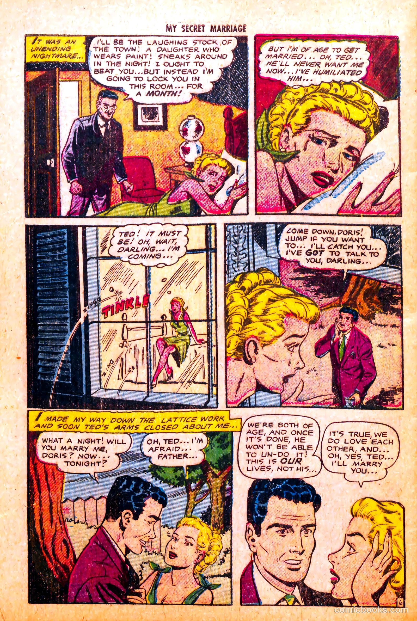 My Secret Marriage #9 (1954) — page 32 of 36