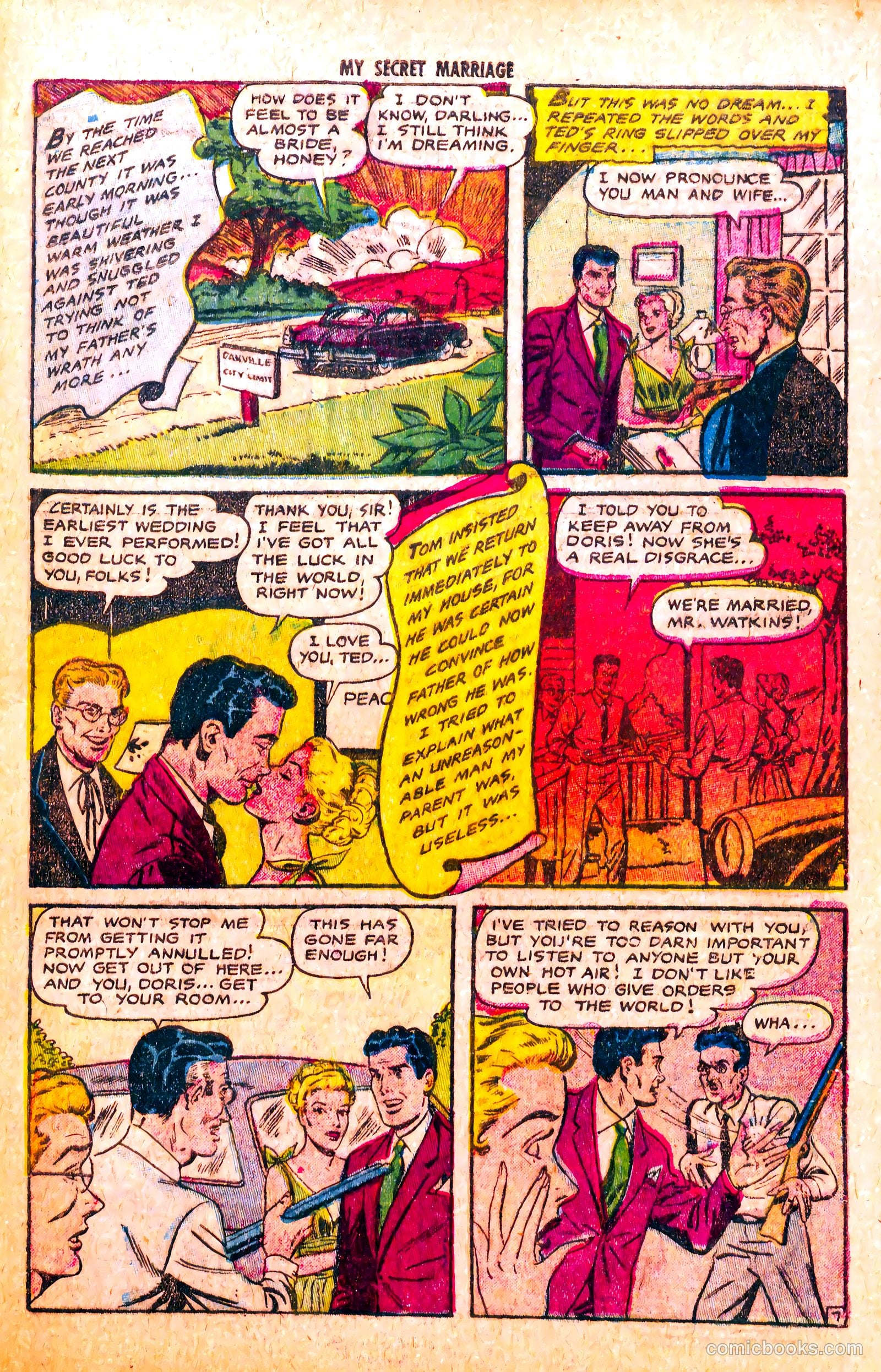 My Secret Marriage #9 (1954) — page 33 of 36