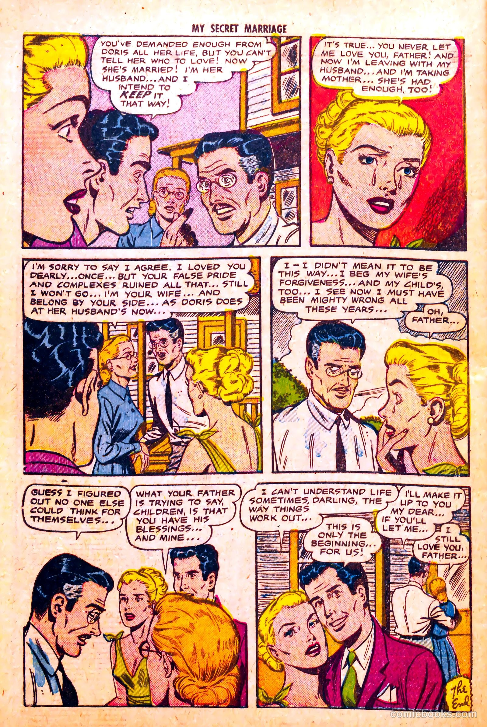 My Secret Marriage #9 (1954) — page 34 of 36