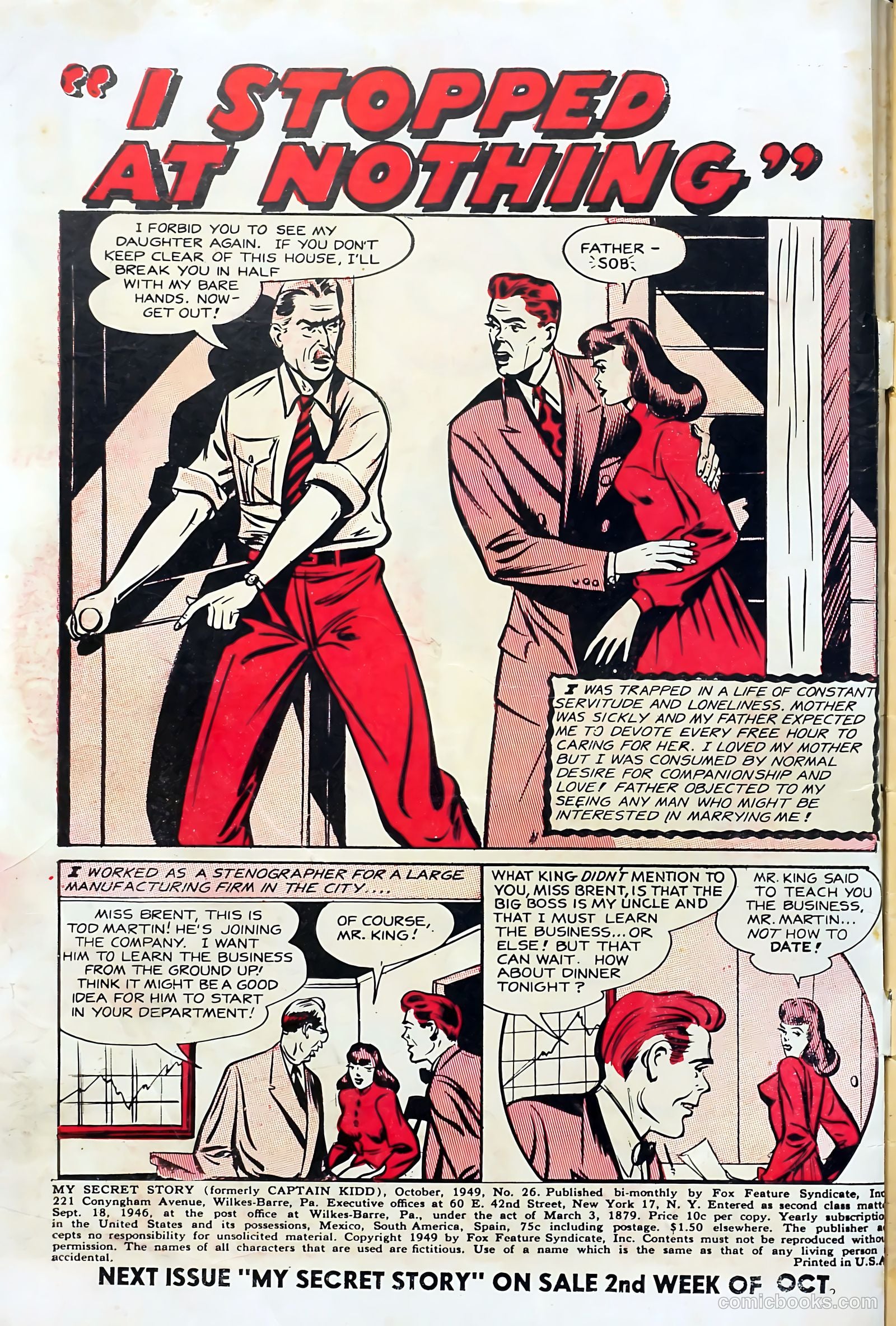 My Secret Story #26 (1949) — page 2 of 36