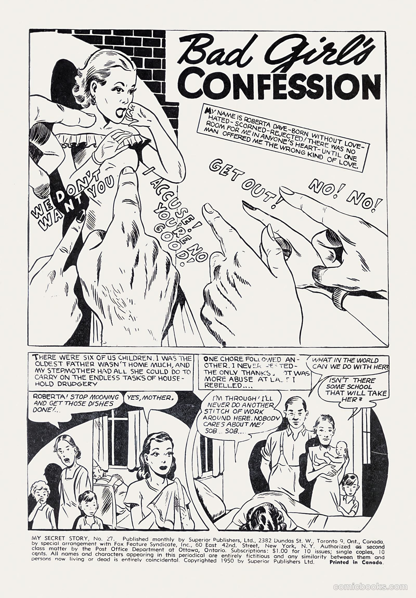 My Secret Story #27 (1950) — page 2 of 36