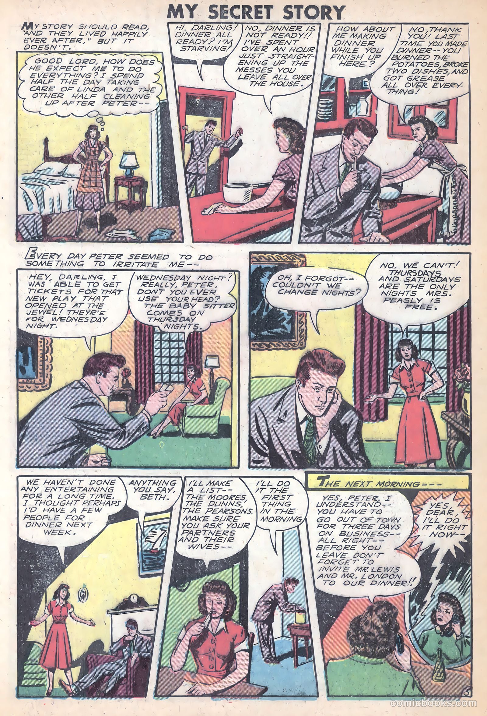 My Secret Story #27 (1950) — page 16 of 36
