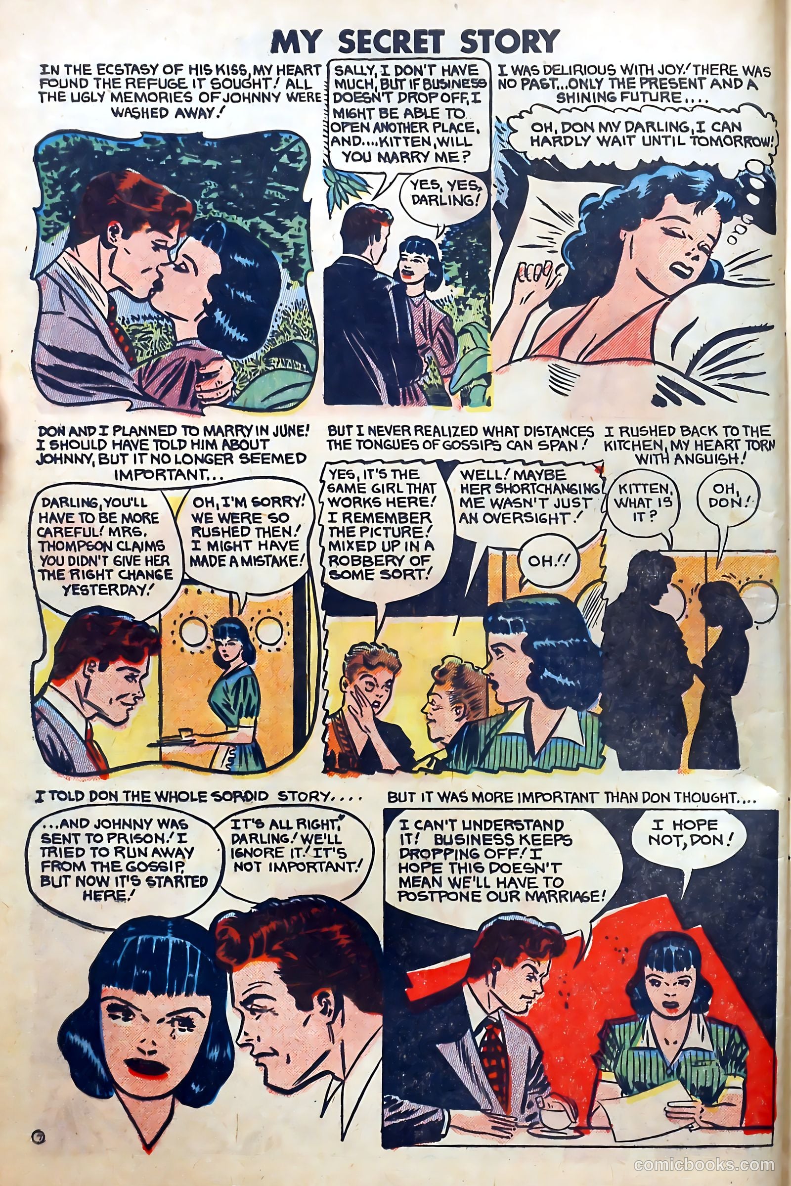 My Secret Story #28 (1950) — page 8 of 36