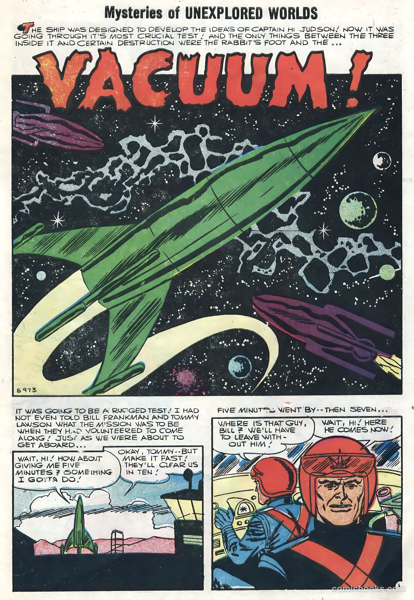 Mysteries of Unexplored Worlds #1 (1956) — page 9 of 36