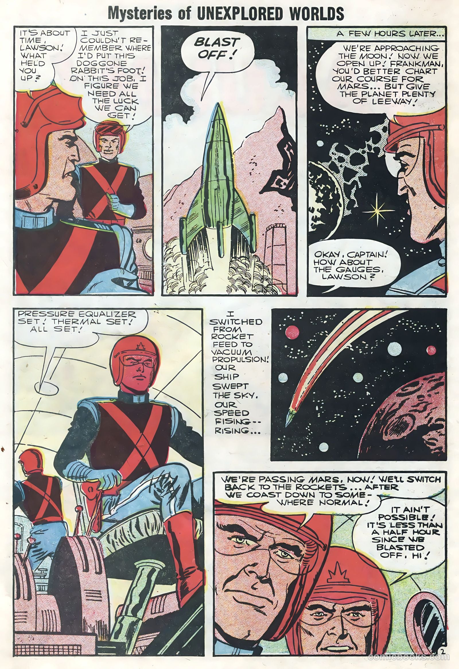 Mysteries of Unexplored Worlds #1 (1956) — page 10 of 36