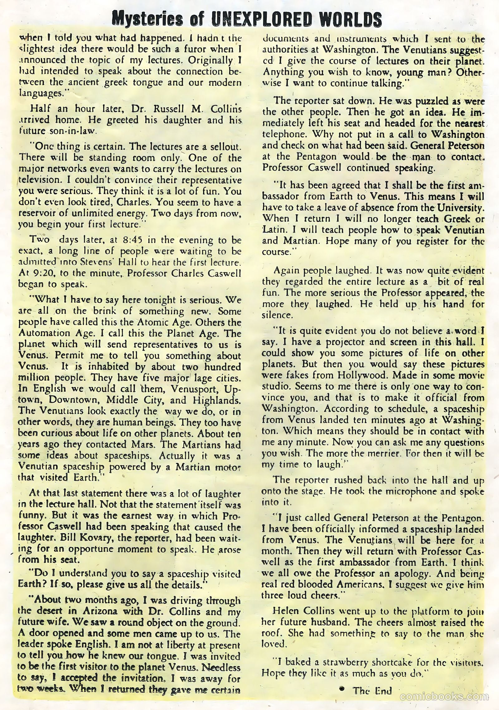Mysteries of Unexplored Worlds #1 (1956) — page 17 of 36
