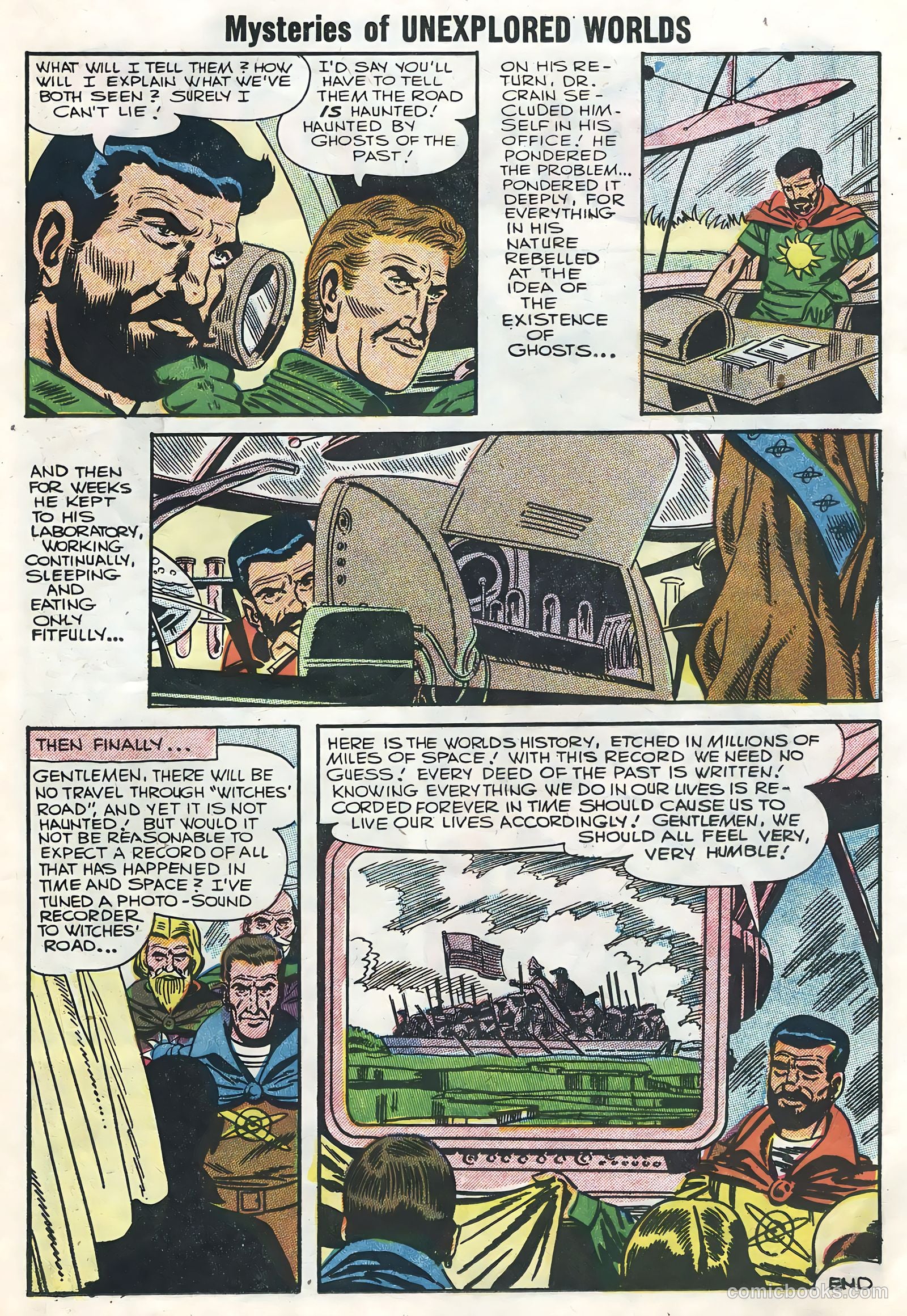 Mysteries of Unexplored Worlds #1 (1956) — page 23 of 36