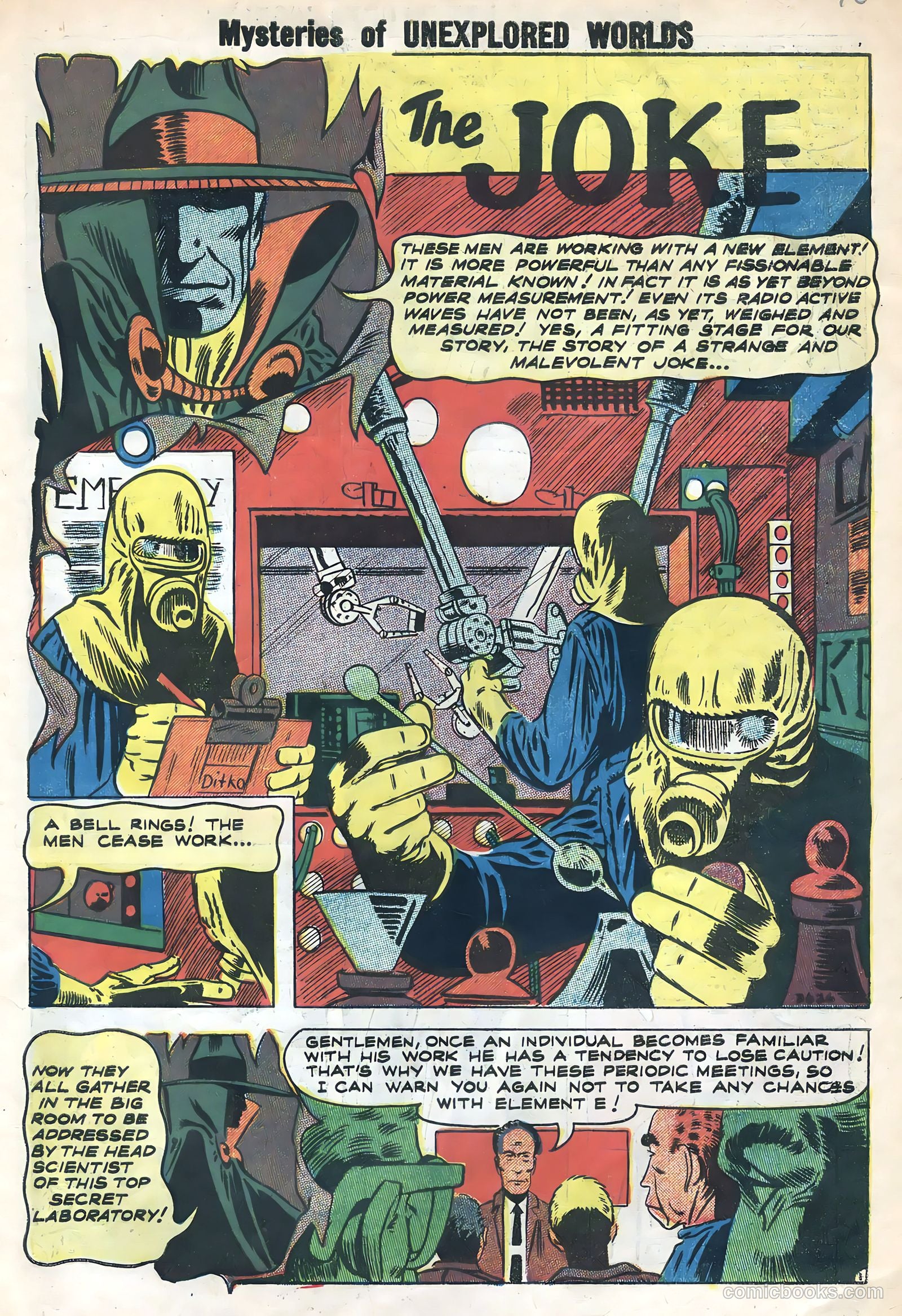 Mysteries of Unexplored Worlds #10 (1958) — page 3 of 36