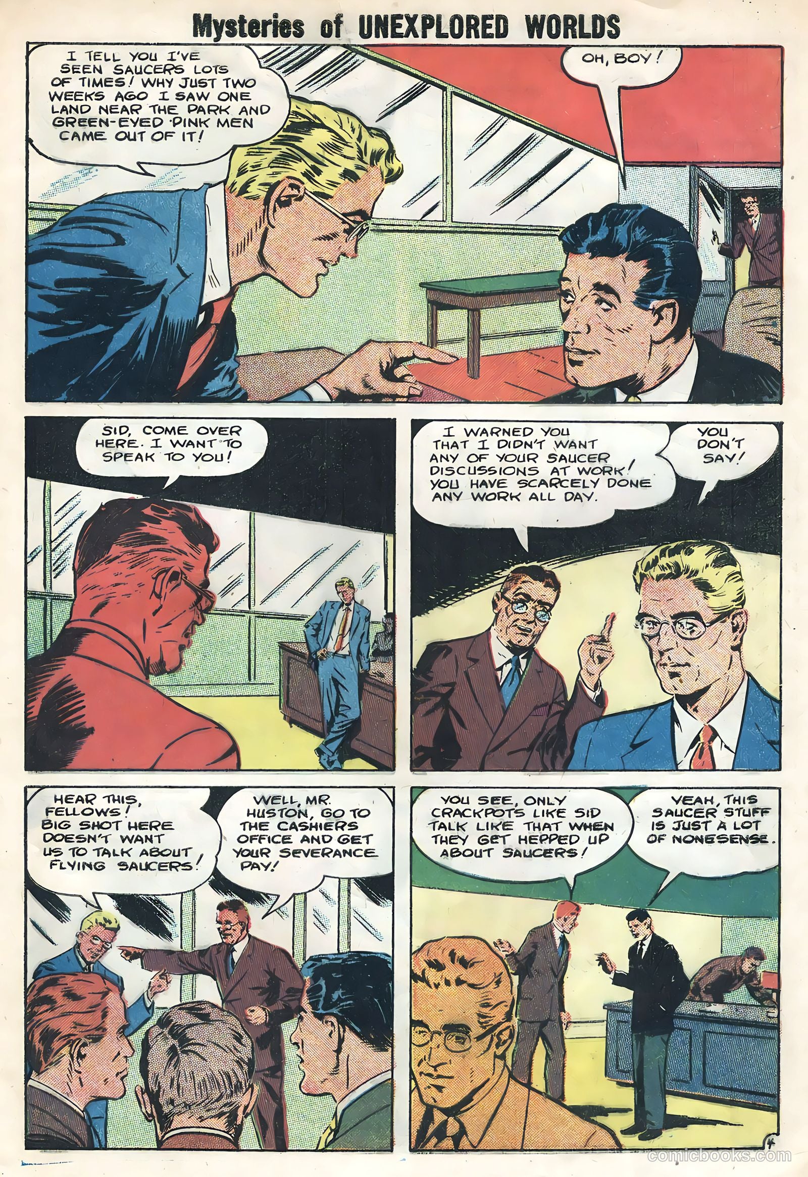 Mysteries of Unexplored Worlds #10 (1958) — page 29 of 36