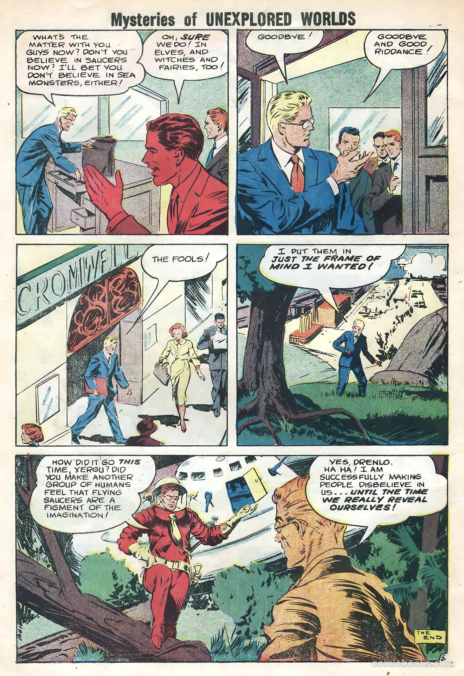 Mysteries of Unexplored Worlds #10 (1958) — page 30 of 36