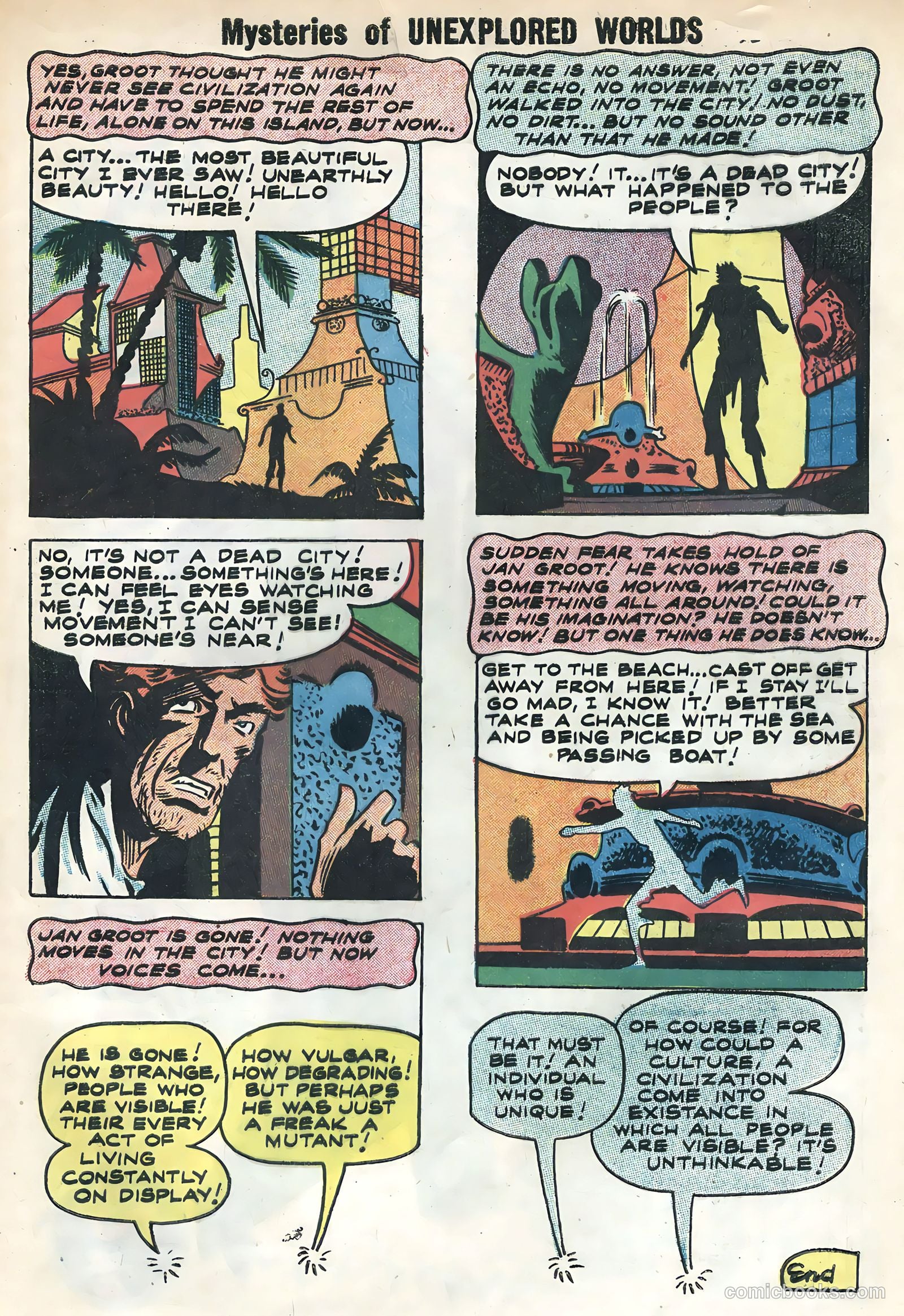 Mysteries of Unexplored Worlds #10 (1958) — page 33 of 36