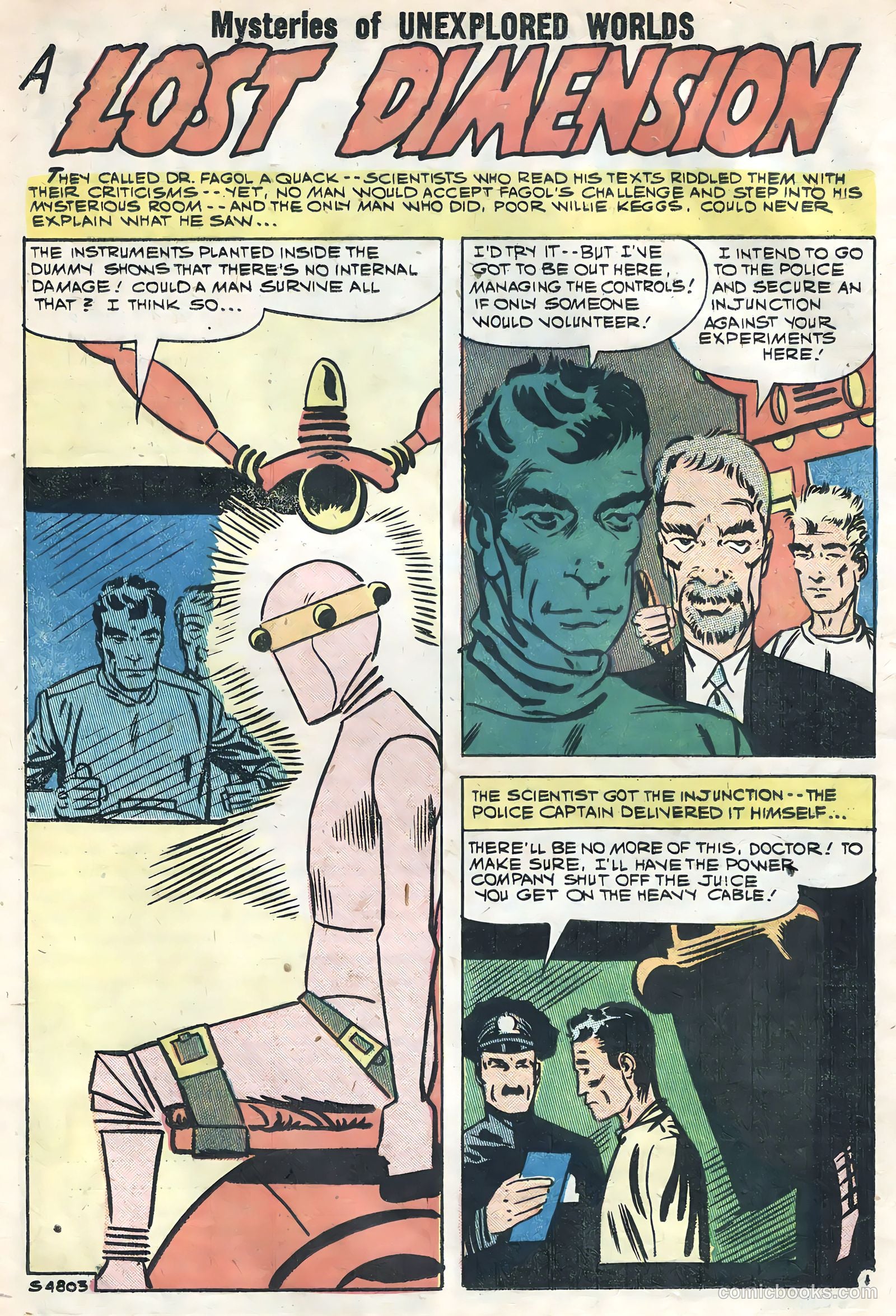 Mysteries of Unexplored Worlds #12 (1959) — page 20 of 35