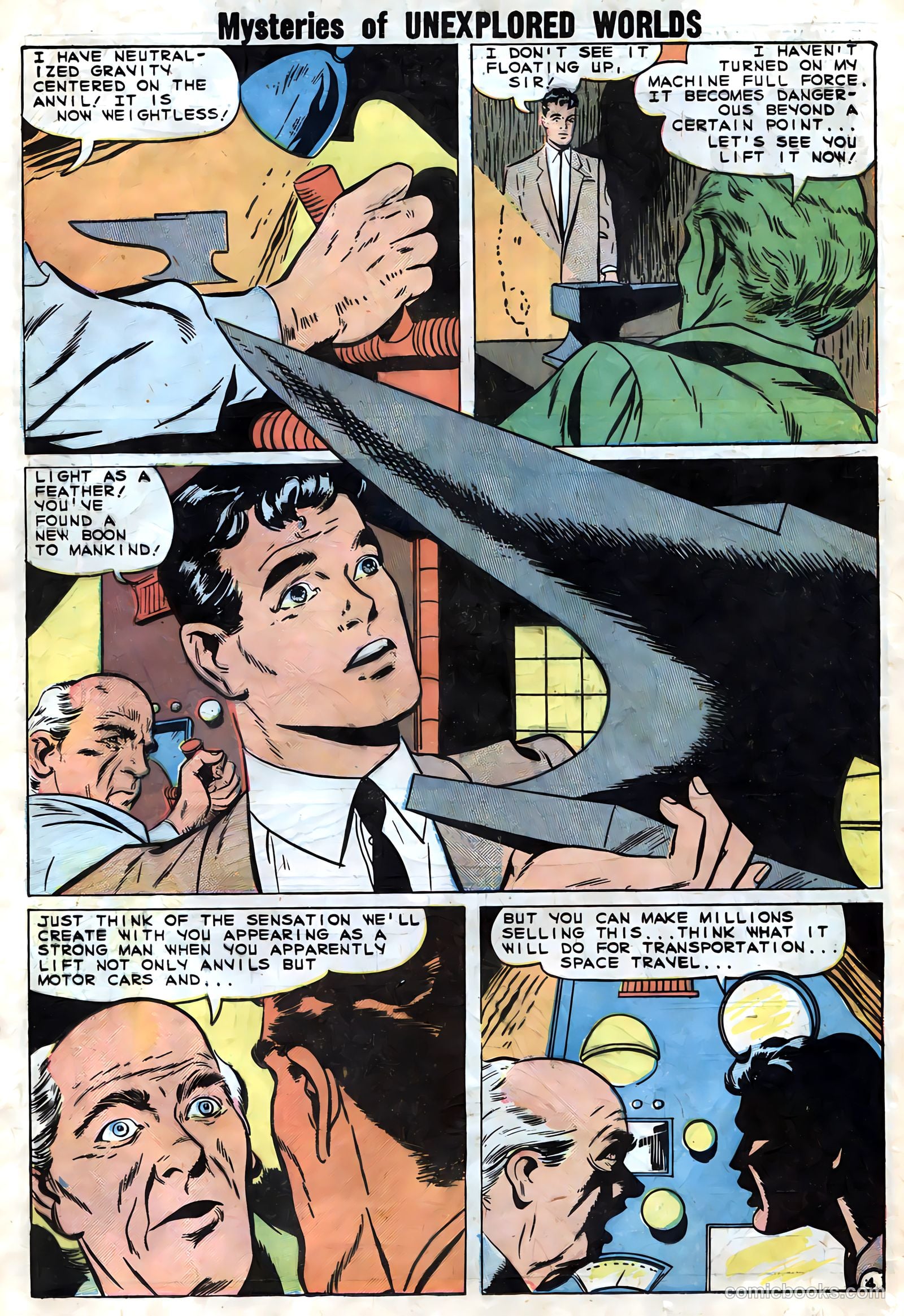 Mysteries of Unexplored Worlds #14 (1959) — page 17 of 36