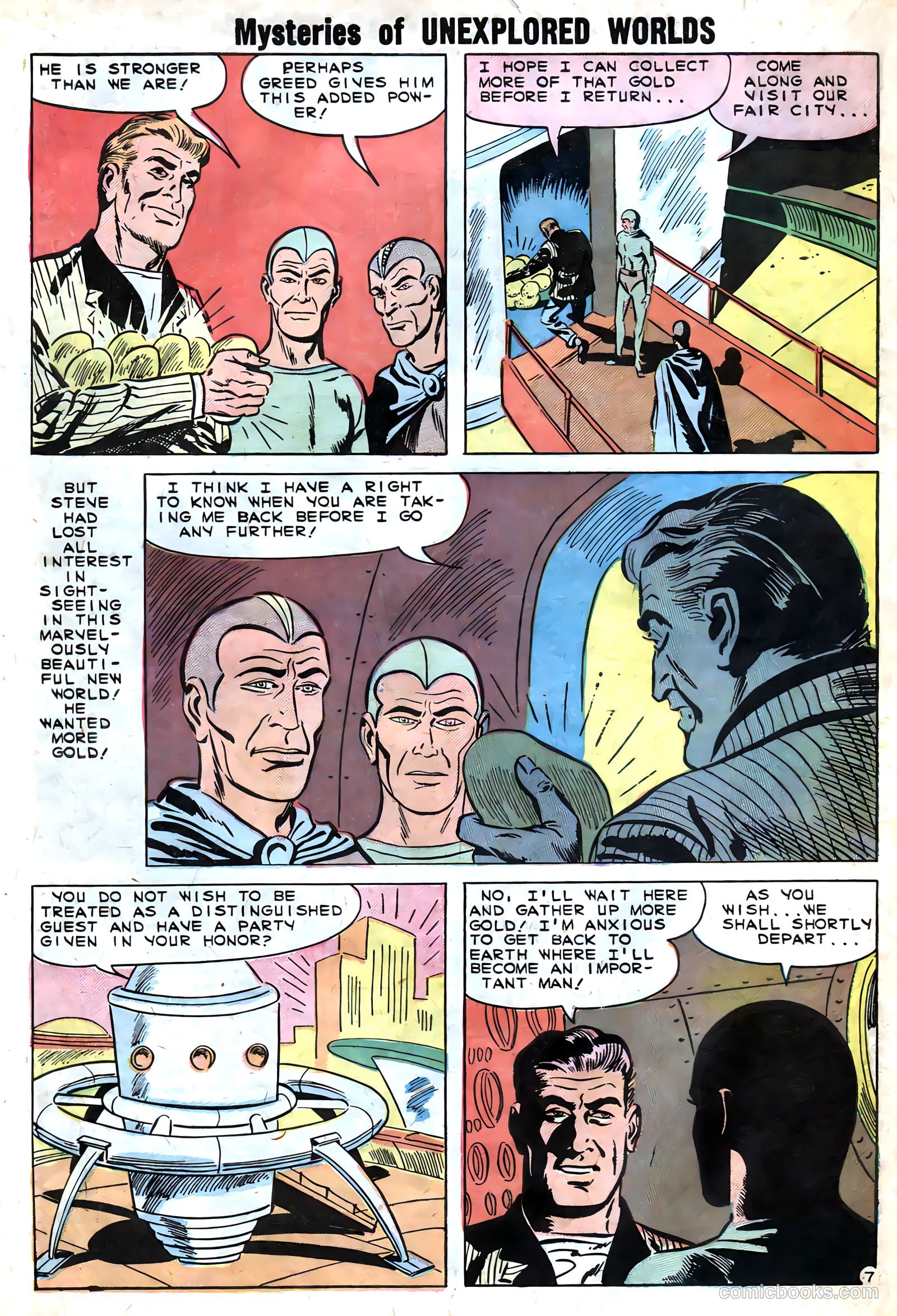 Mysteries of Unexplored Worlds #14 (1959) — page 32 of 36