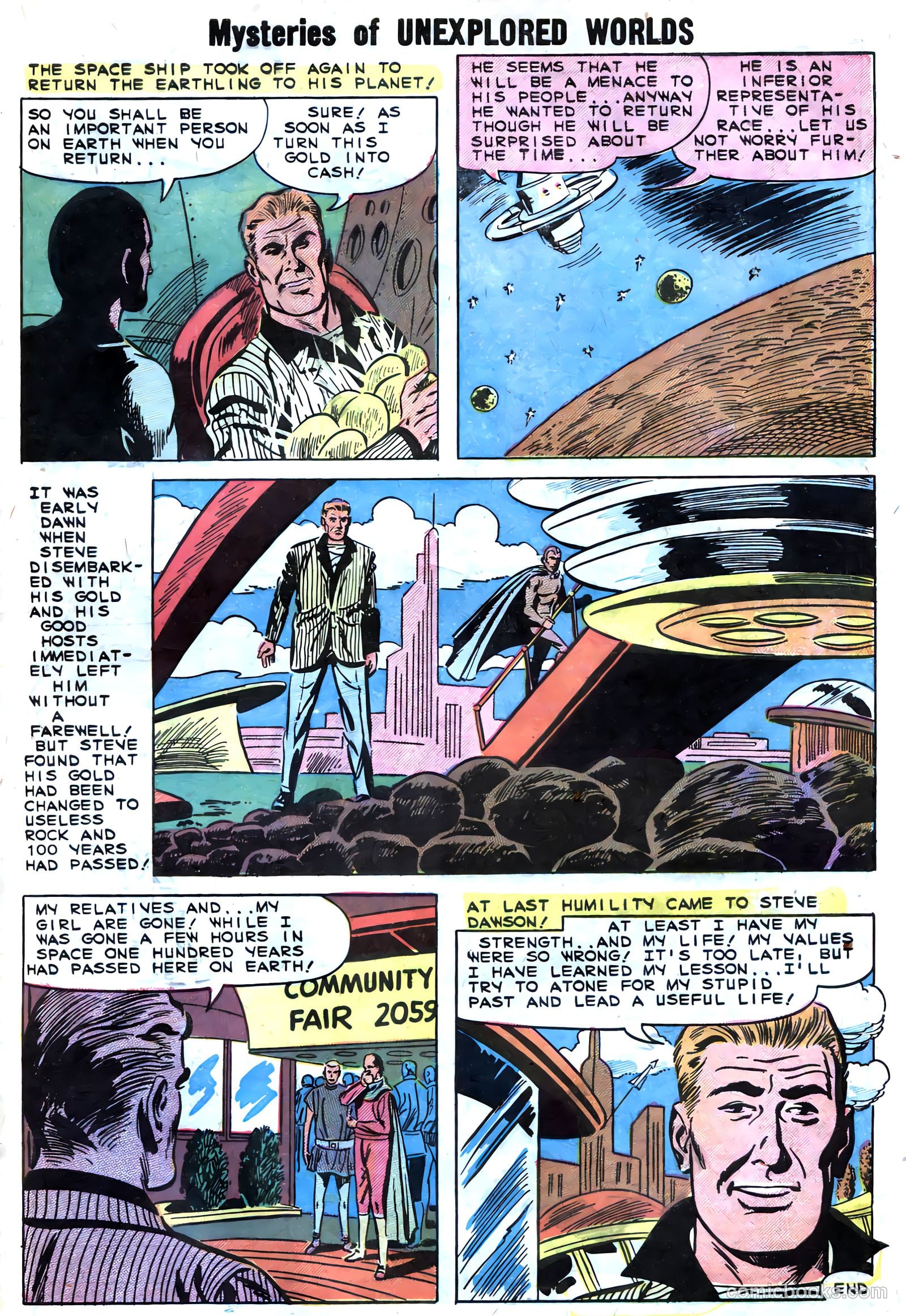 Mysteries of Unexplored Worlds #14 (1959) — page 33 of 36