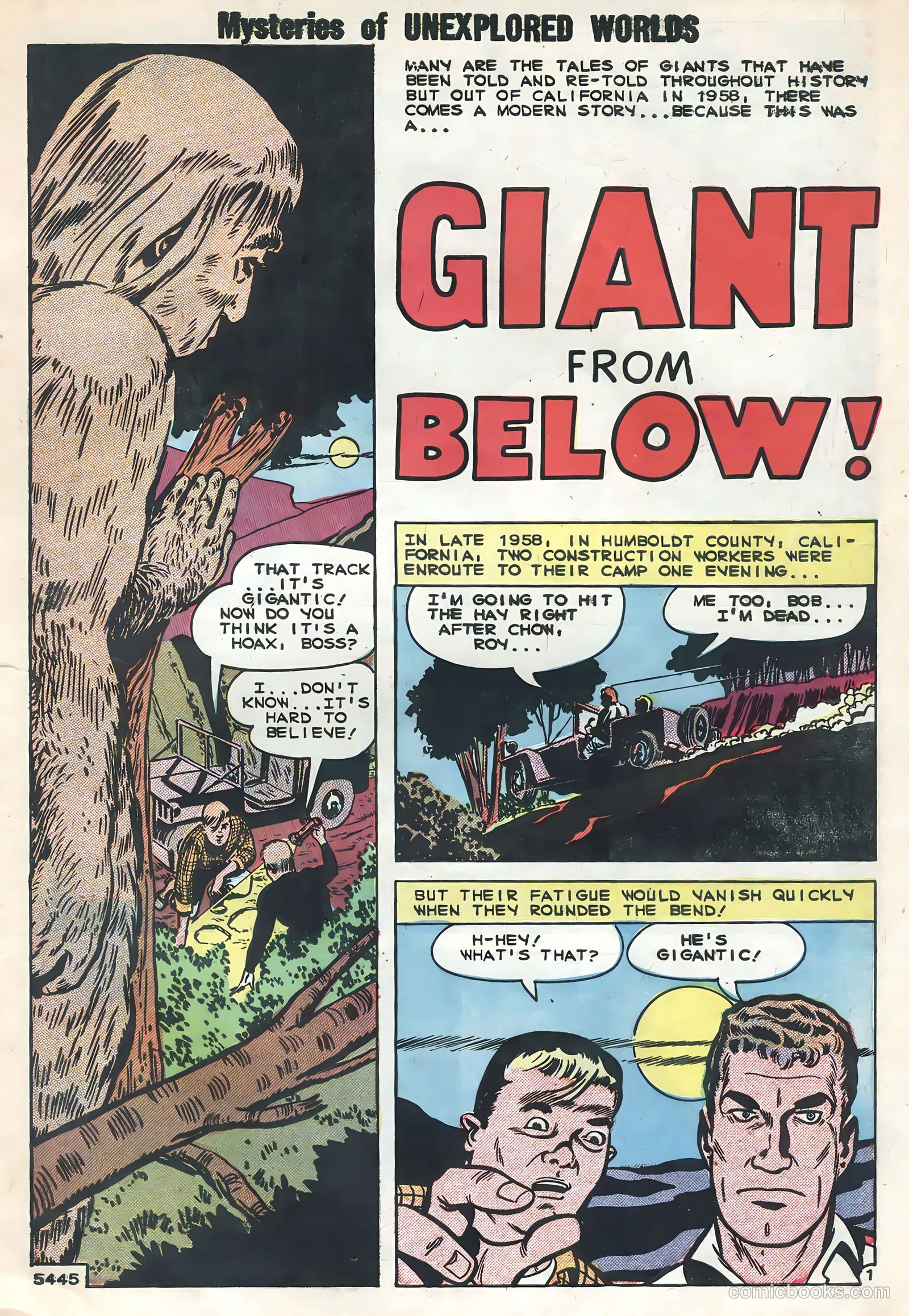 Mysteries of Unexplored Worlds #15 (1959) — page 3 of 36