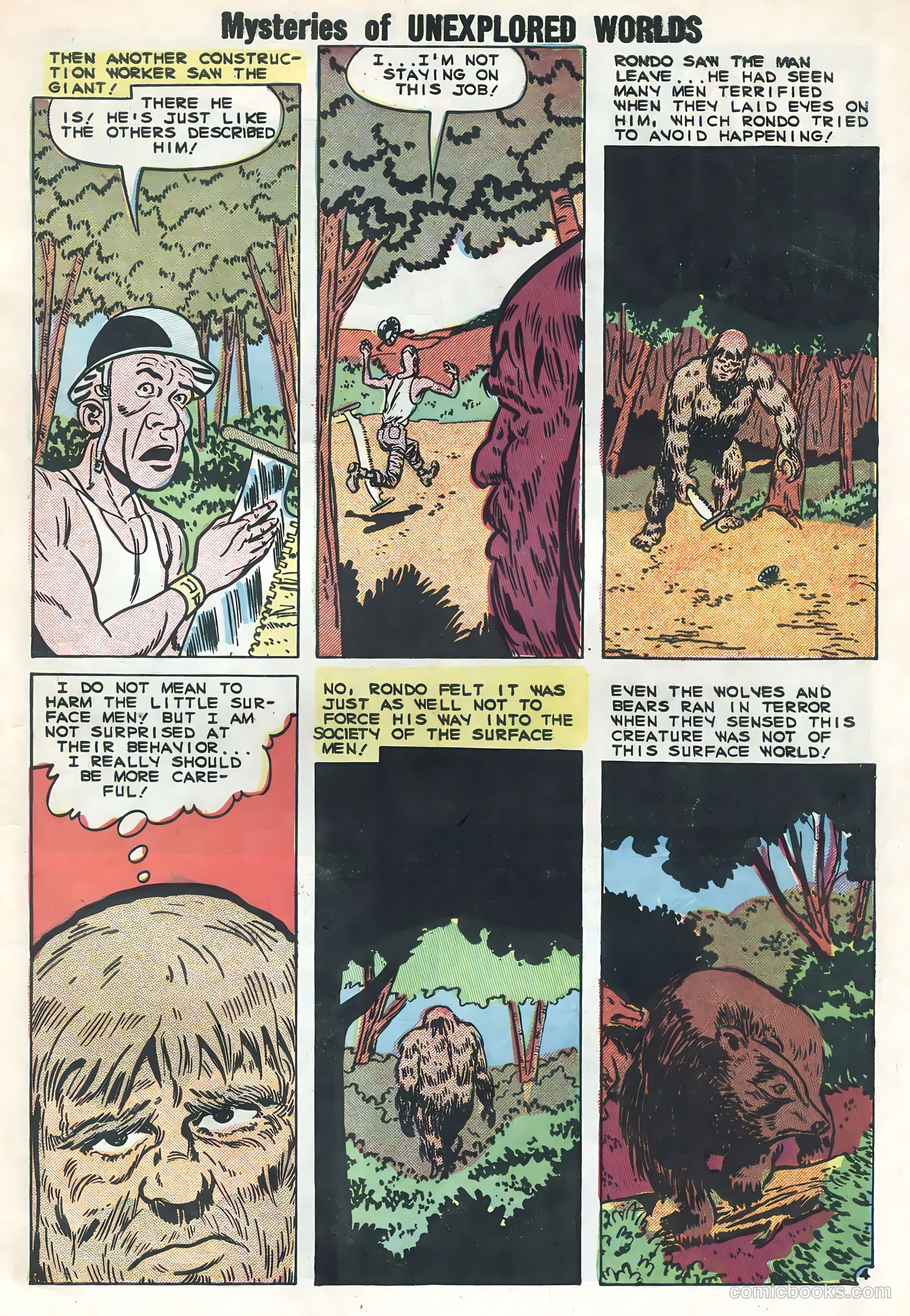 Mysteries of Unexplored Worlds #15 (1959) — page 7 of 36