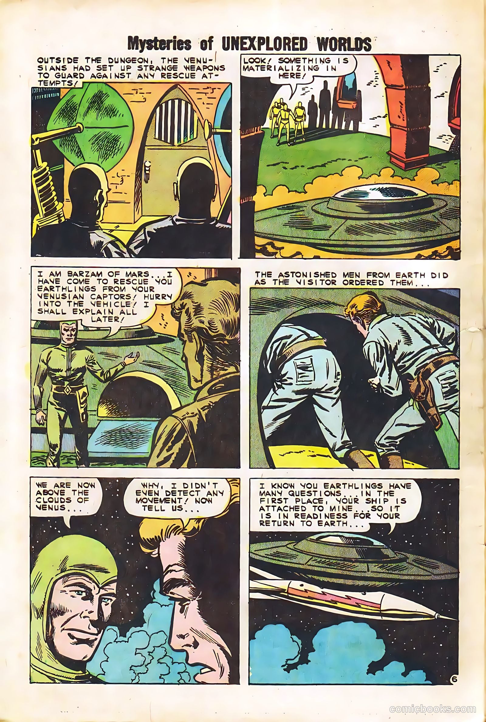 Mysteries of Unexplored Worlds #16 (1960) — page 32 of 36