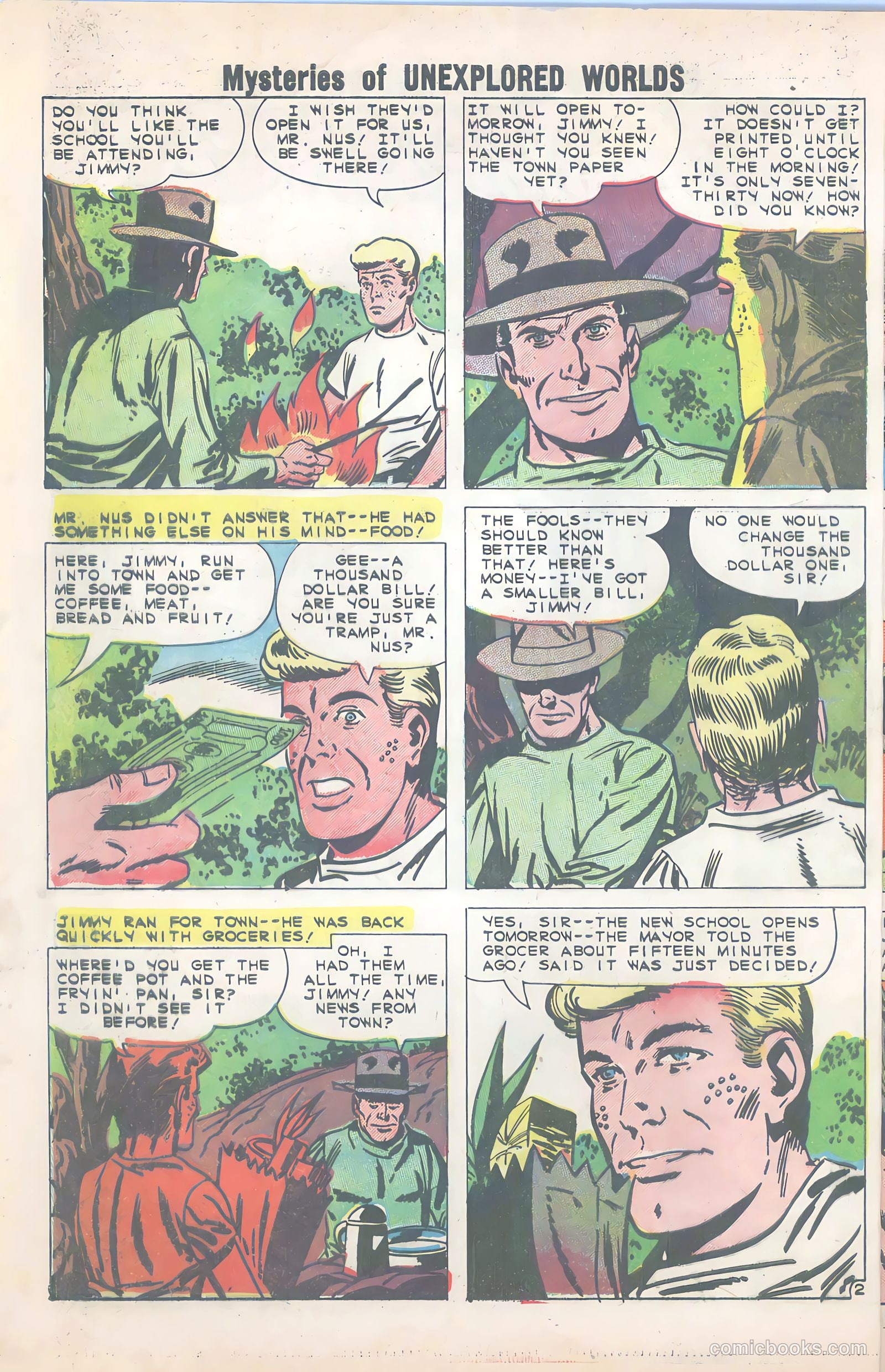 Mysteries of Unexplored Worlds #17 (1960) — page 4 of 36